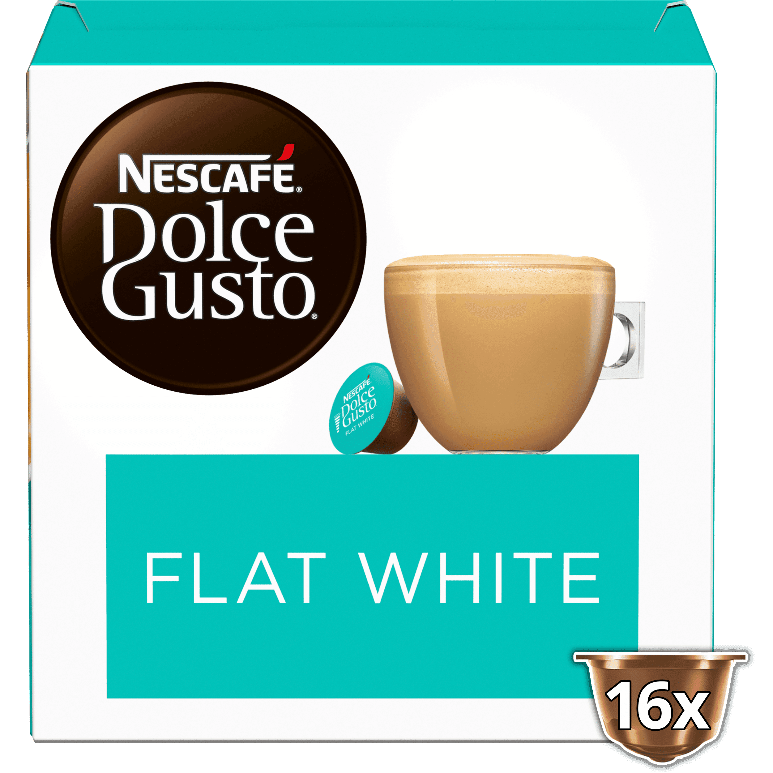 Nescafe Dolce Gusto koffiecups flat white