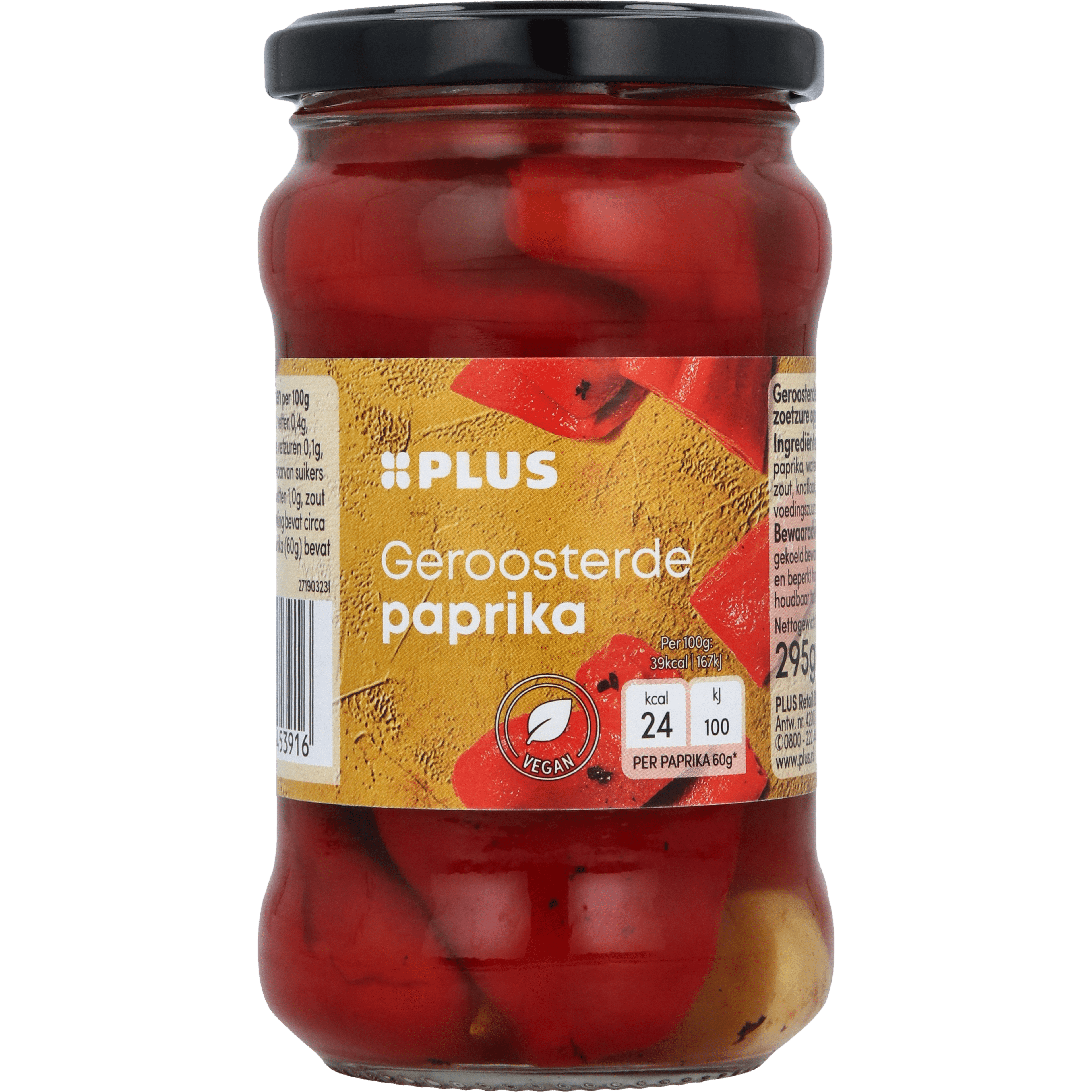 PLUS Geroosterde rode paprika