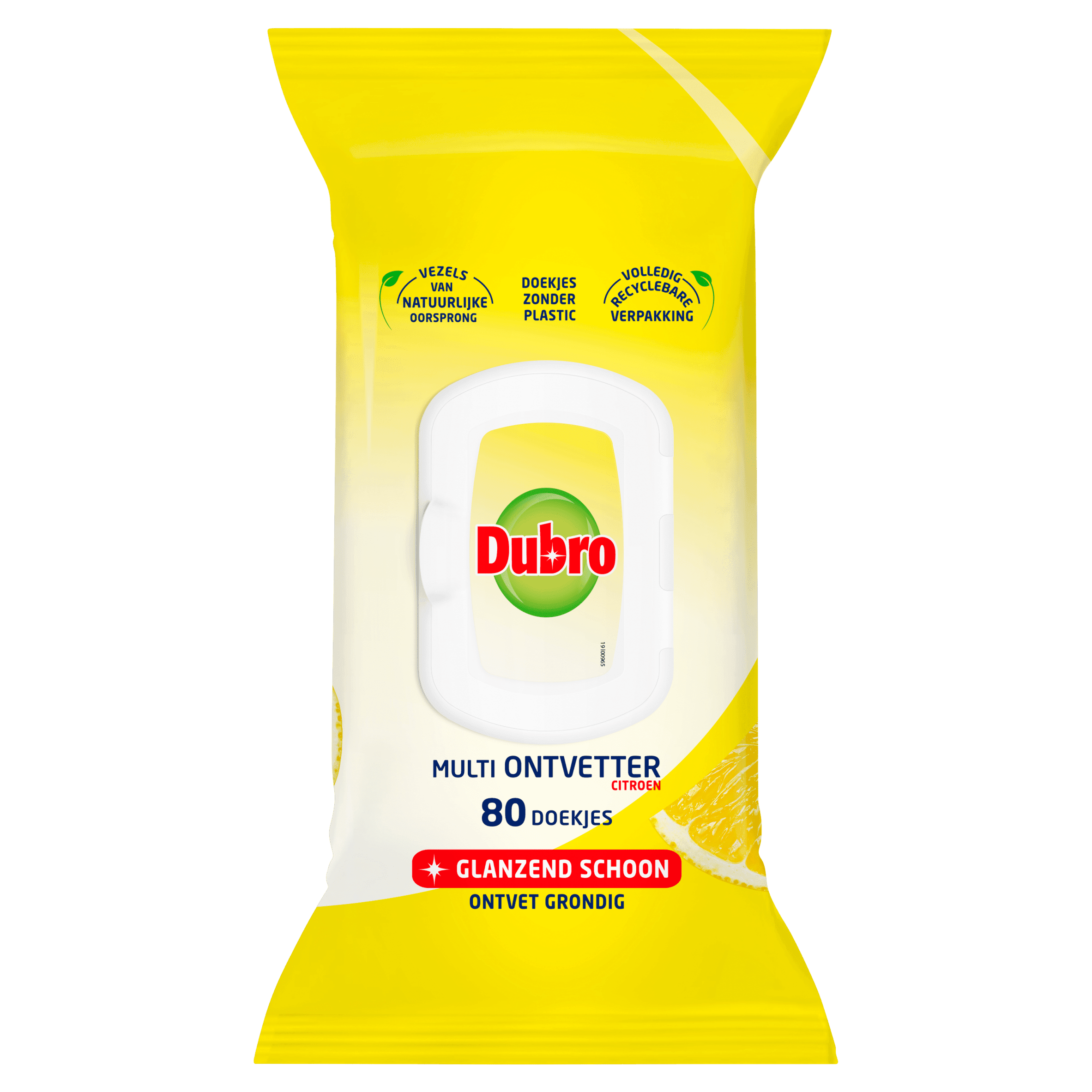 Dubro Multi ontvetter doekjes citroen