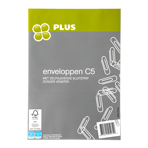 PLUS Enveloppen FSC