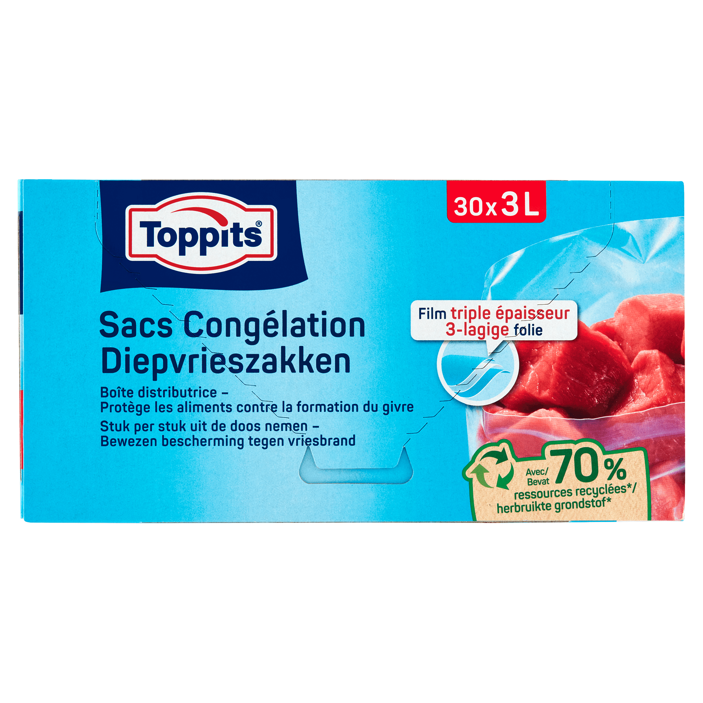 Toppits Diepvrieszakken 3L