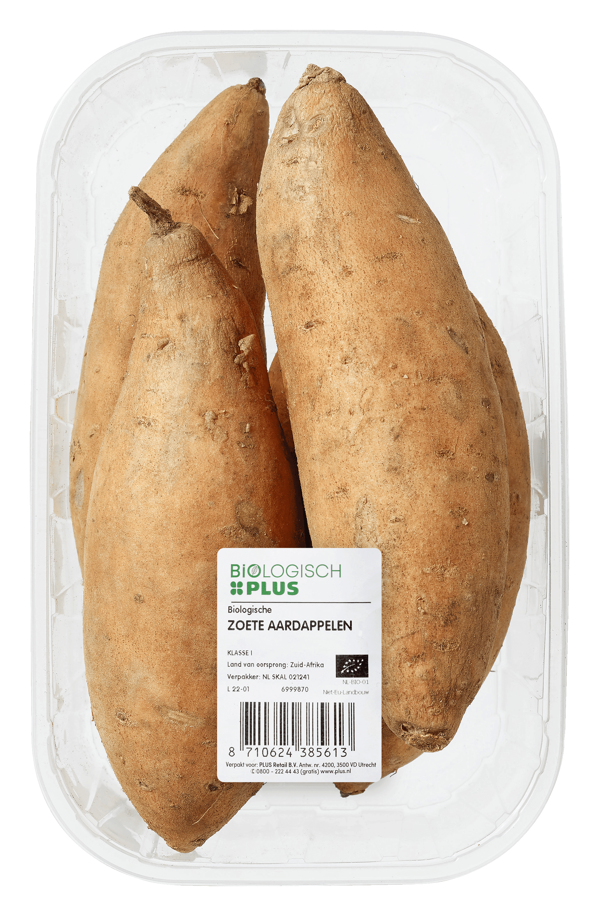 Biologisch PLUS Zoete aardappel biologisch