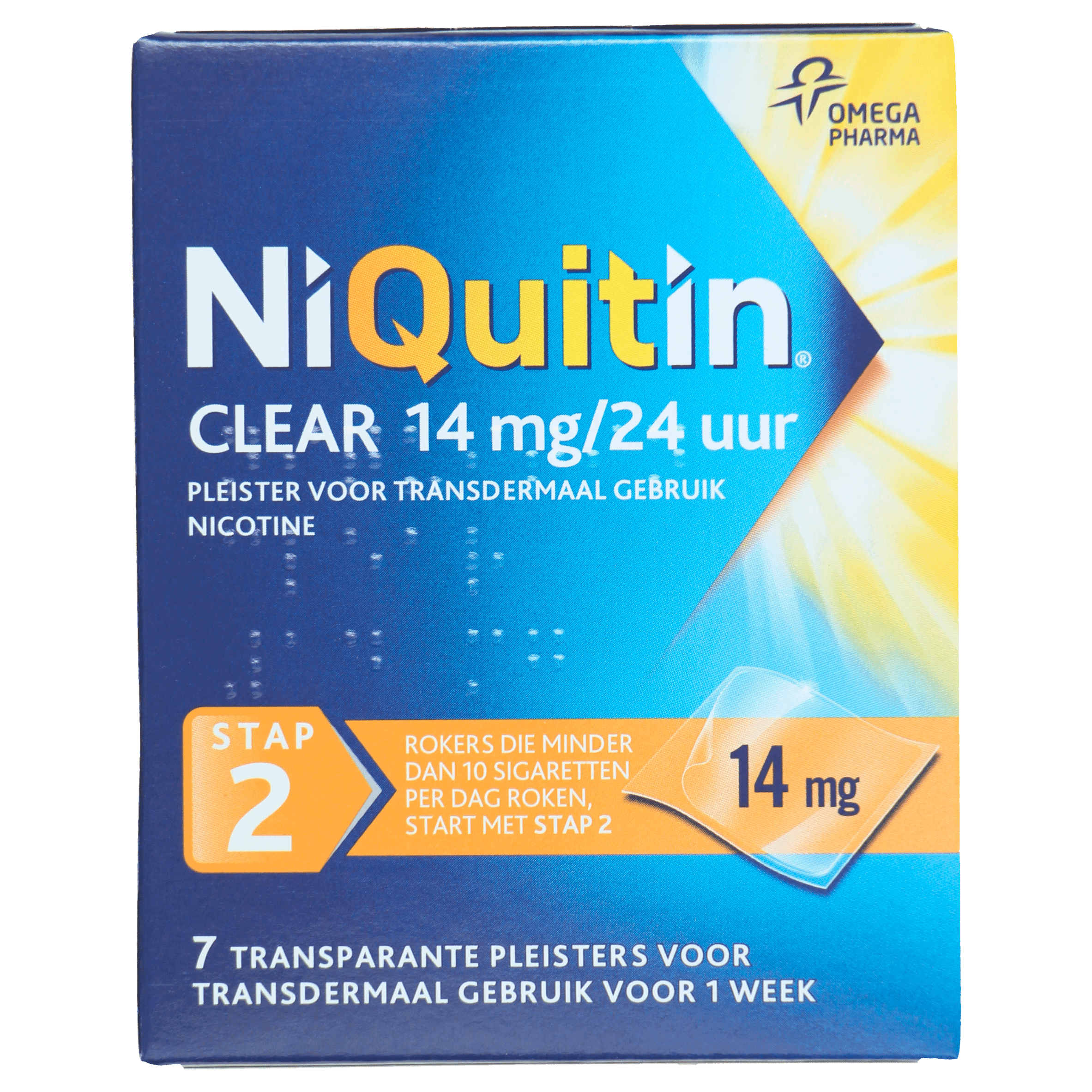 Niquitin Clear 14mg pleisters