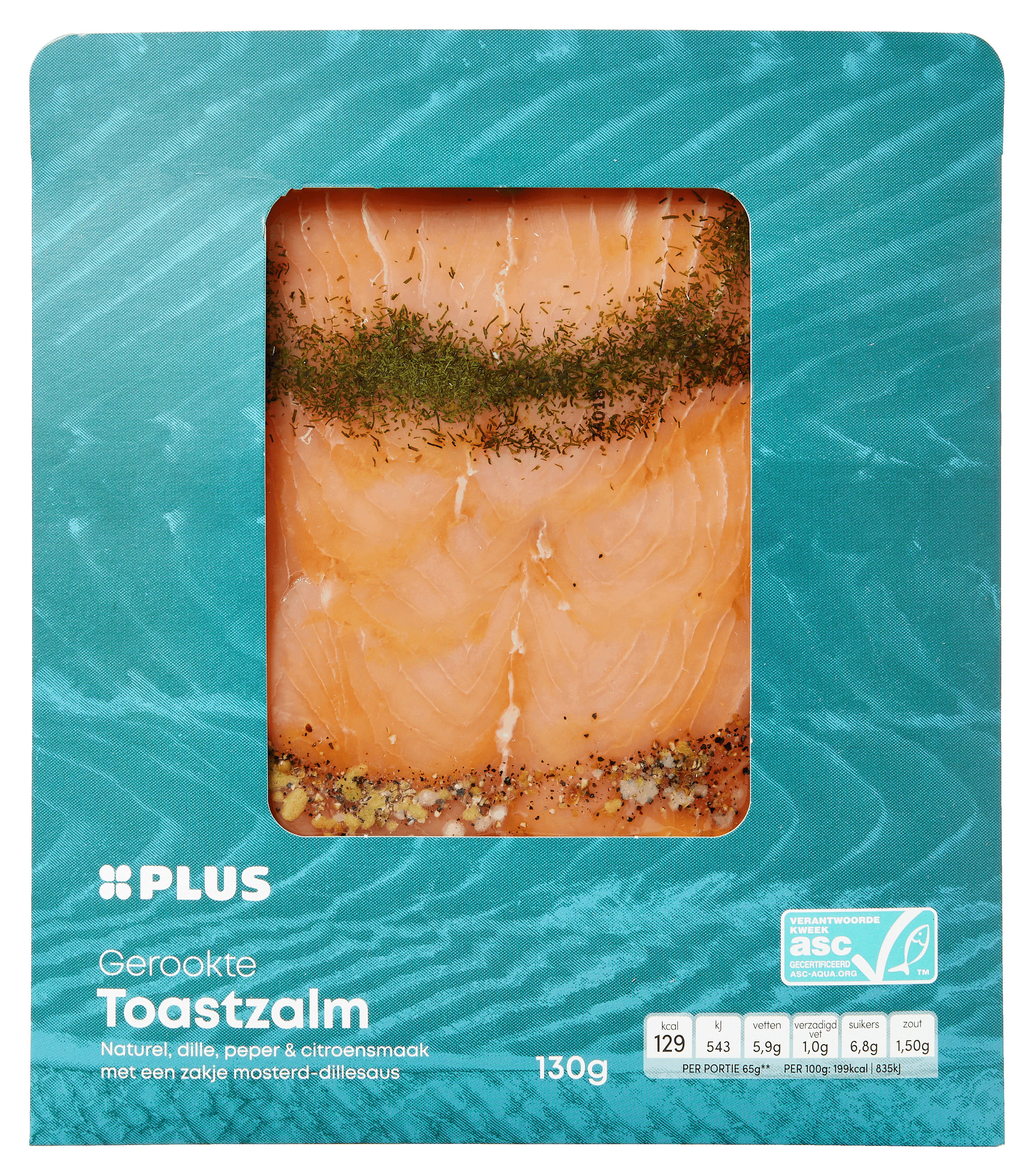 PLUS Ger Noorse toast zalm mosterd