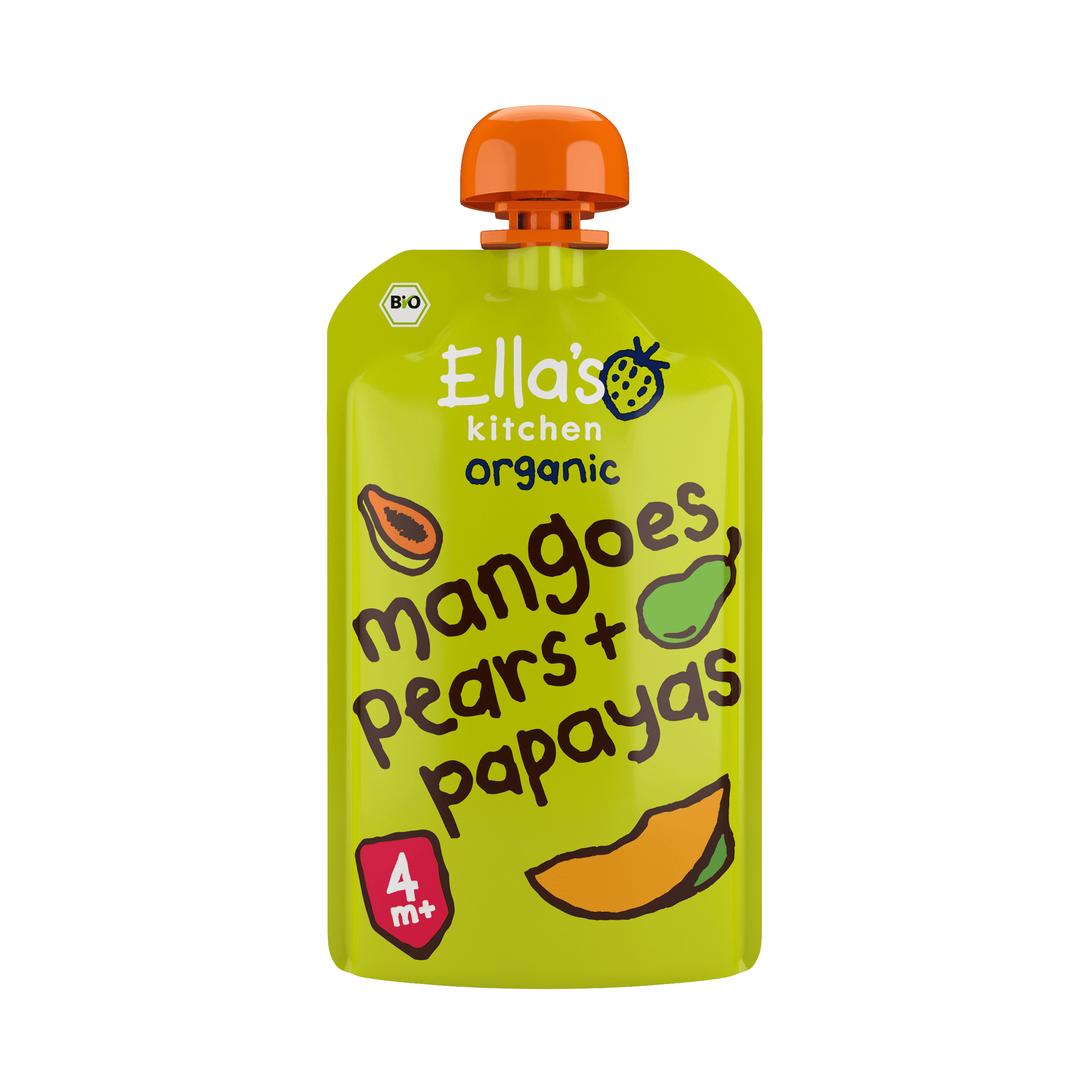 Ella's Kitchen 4+ Mangoes pears papayas