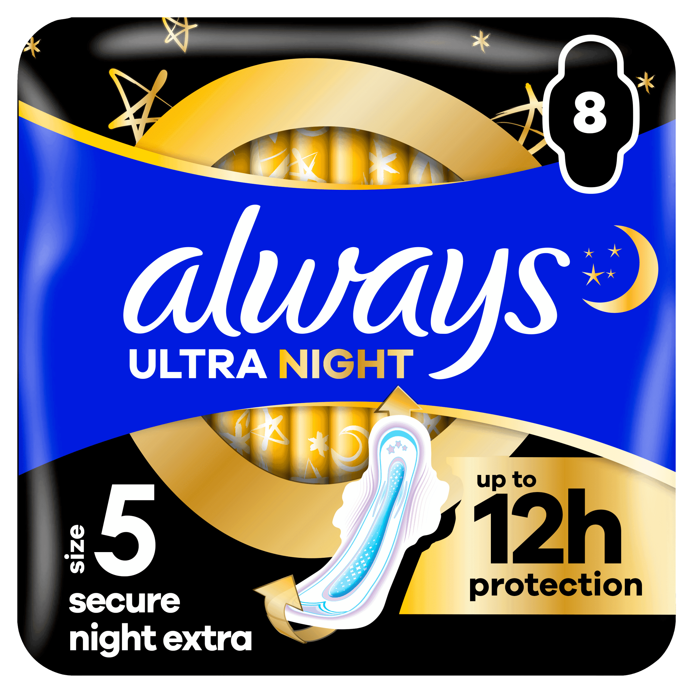Always Maandverband ultra secure night extra