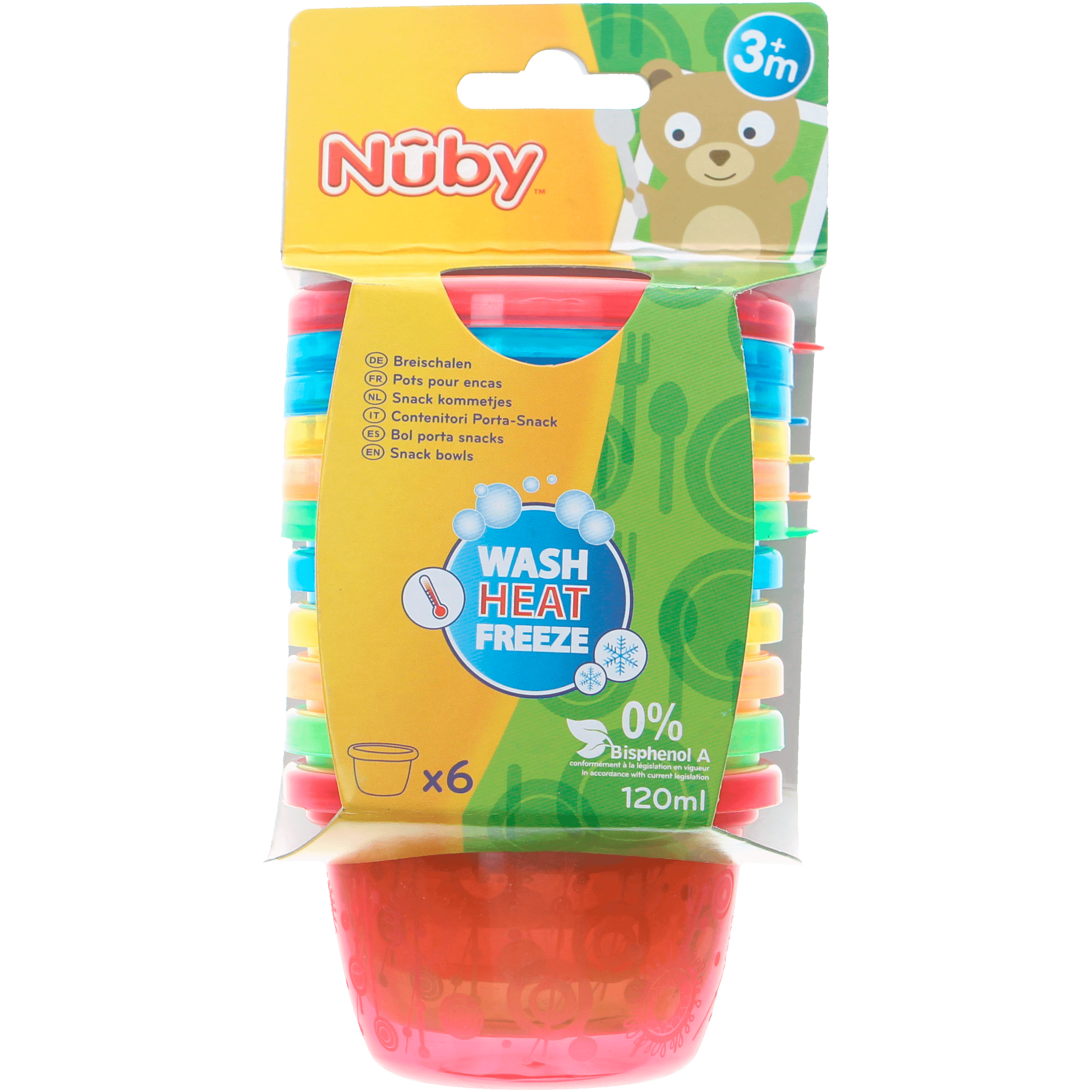 Nuby Kommetjes en deksels 118ml