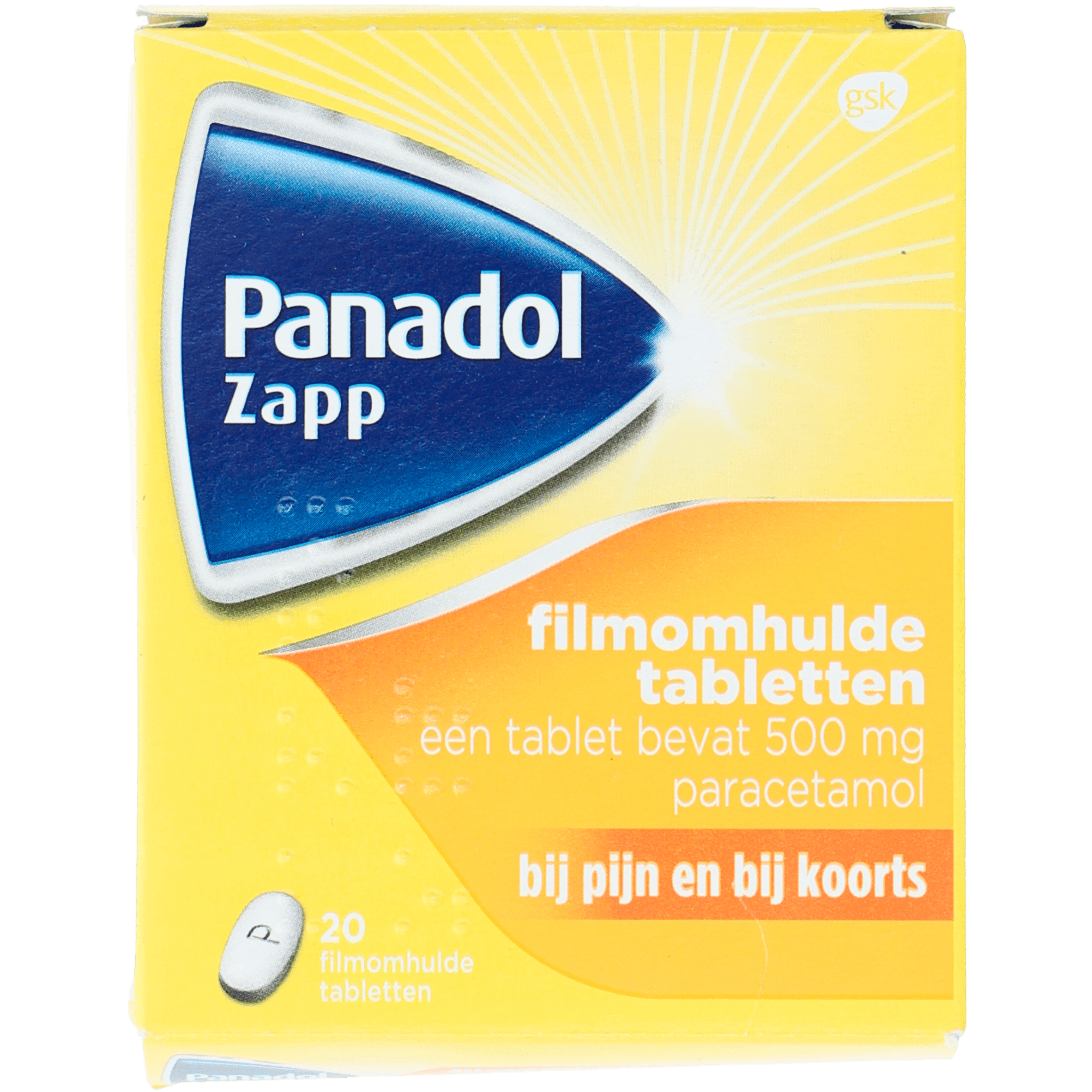 Panadol Zapp filmomhuld 500mg