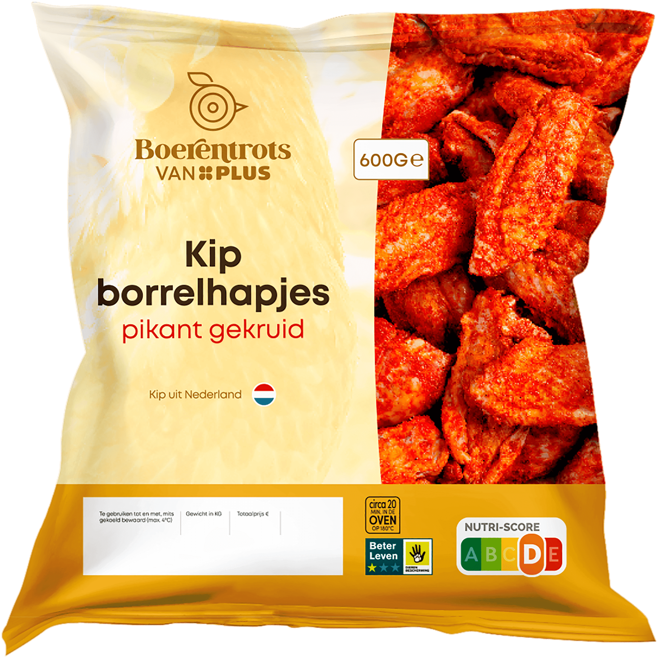 PLUS Boerentrots Kipborrelhapjes pikant