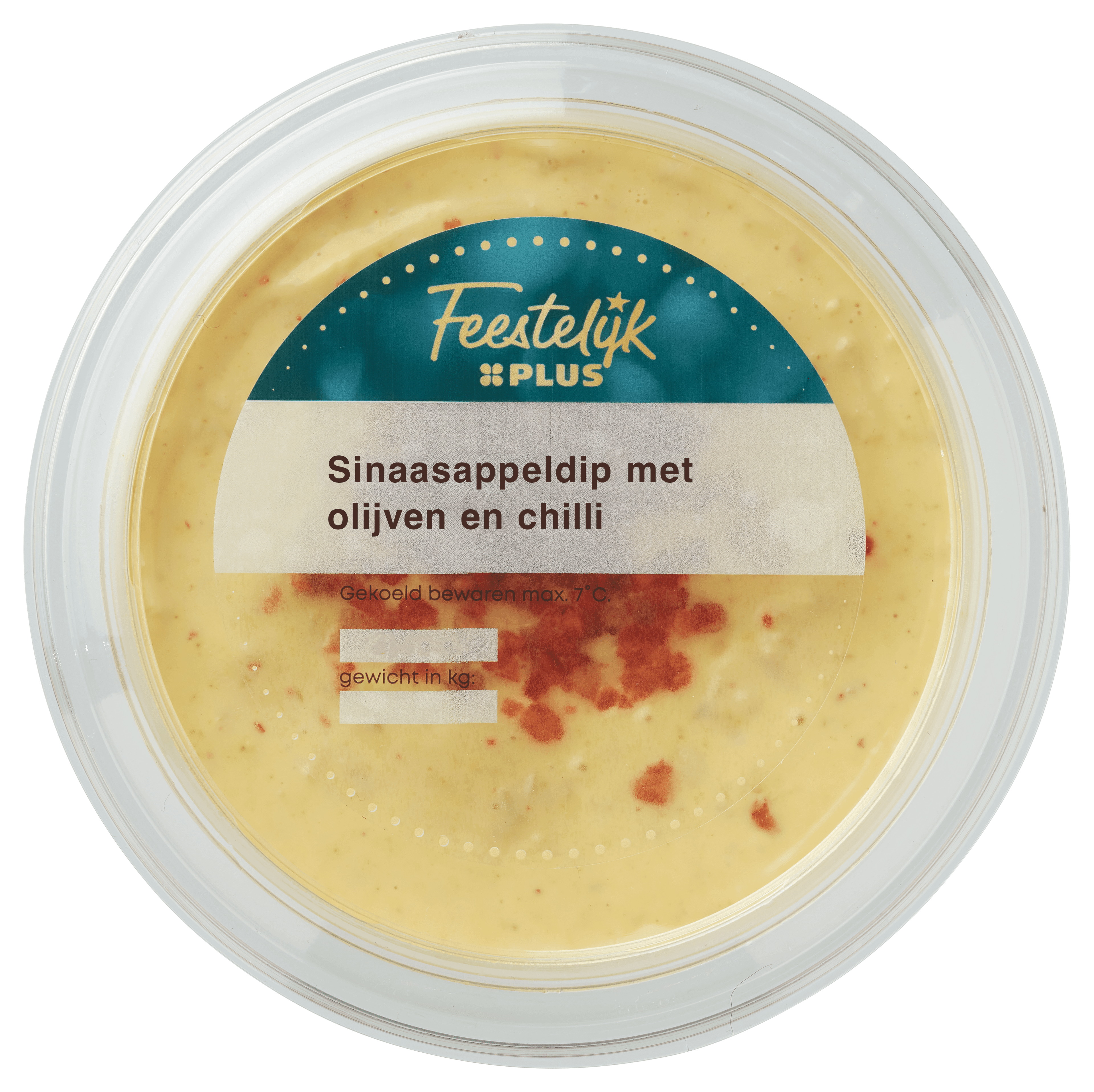 Feestelijk PLUS Sinaasappeldip met olijven en chilivlo