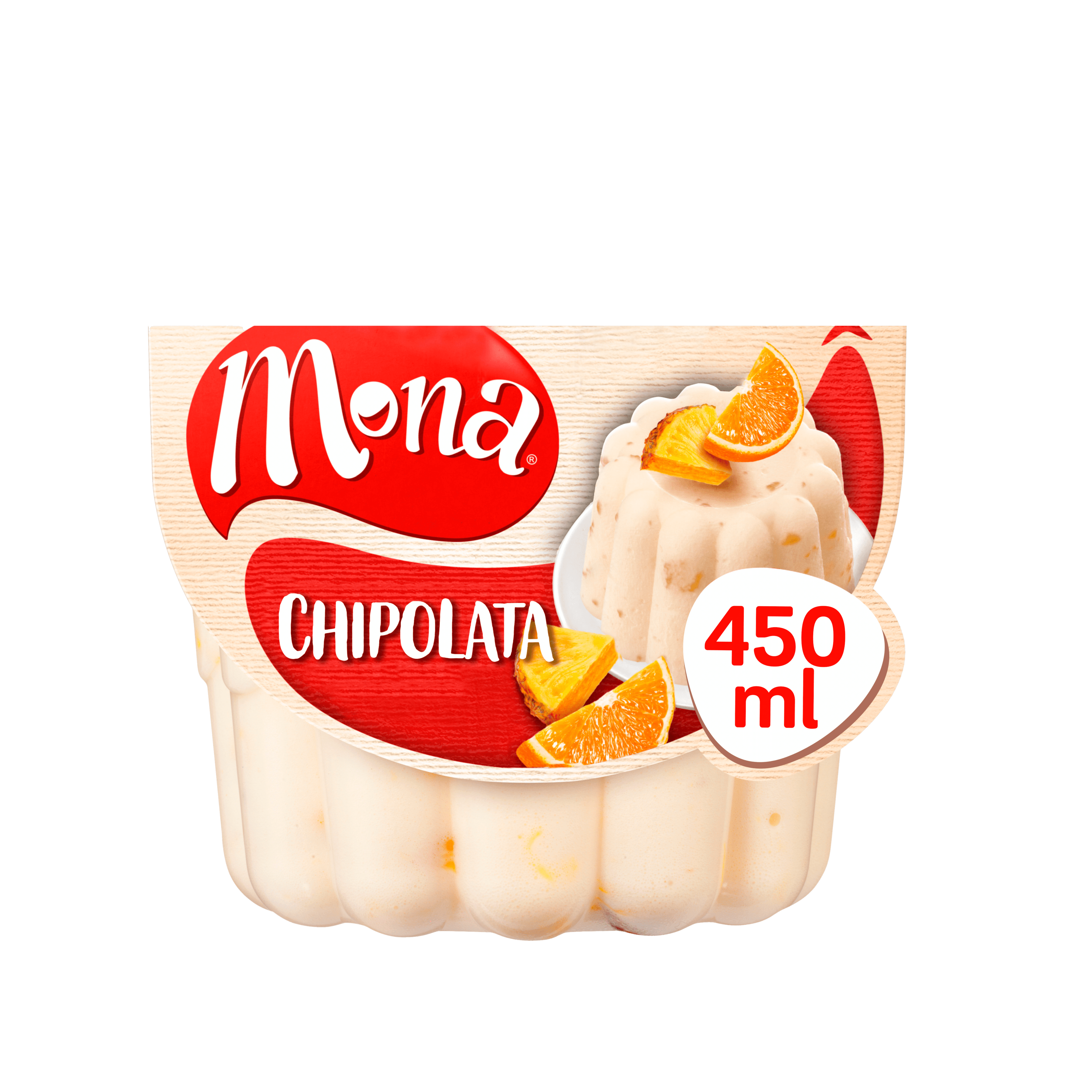 Mona Chipolatapudding met tropisch fruit