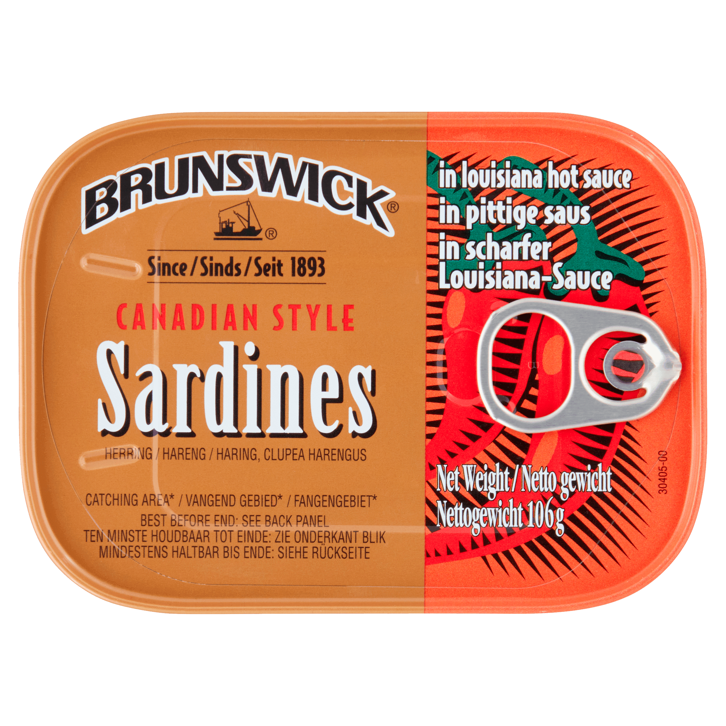 Brunswick Sardines Louisiana hot