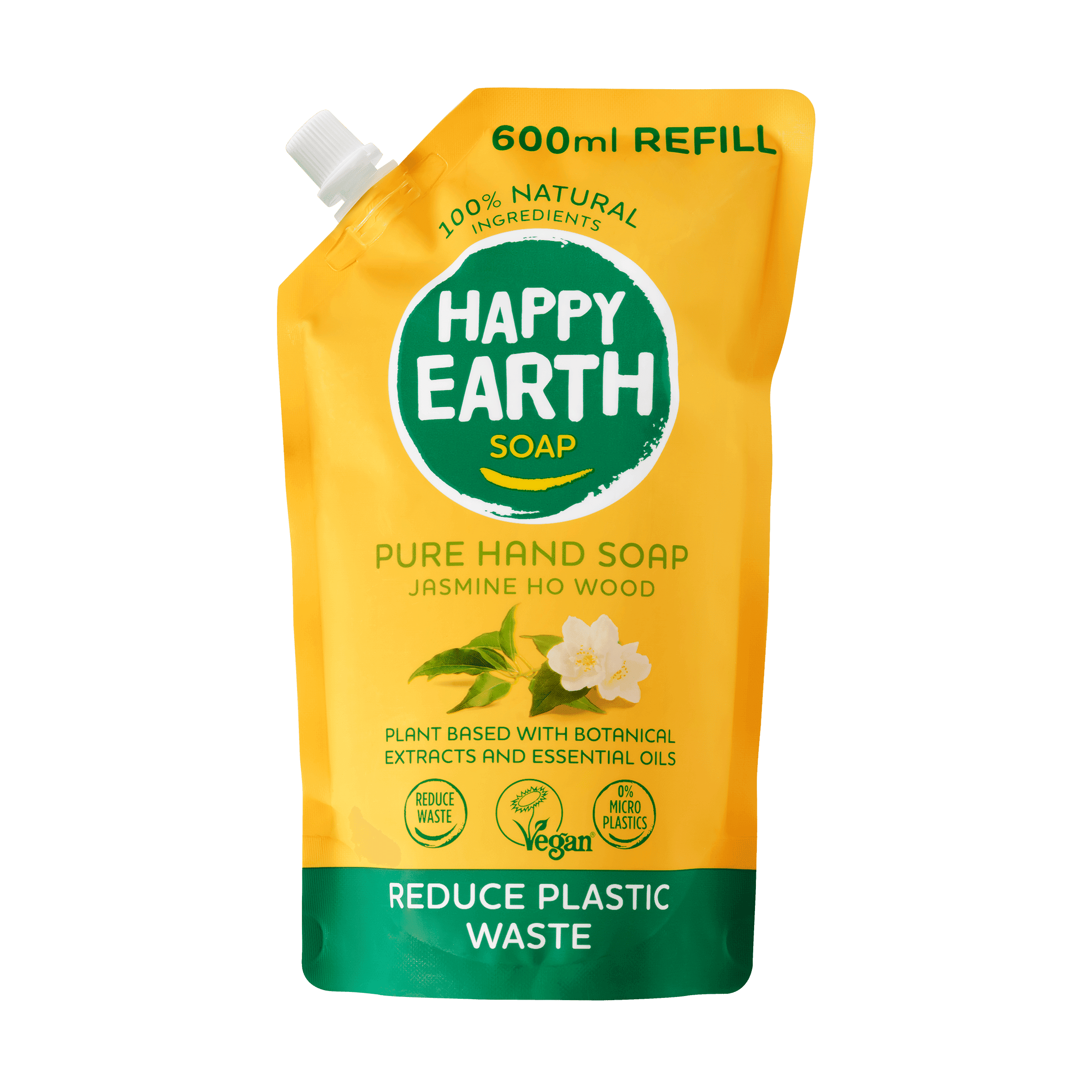 Happy Earth Handzeep navulling Jasmine Ho Wood