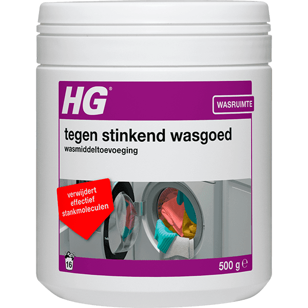 HG wasmiddel stinkend wasgoed