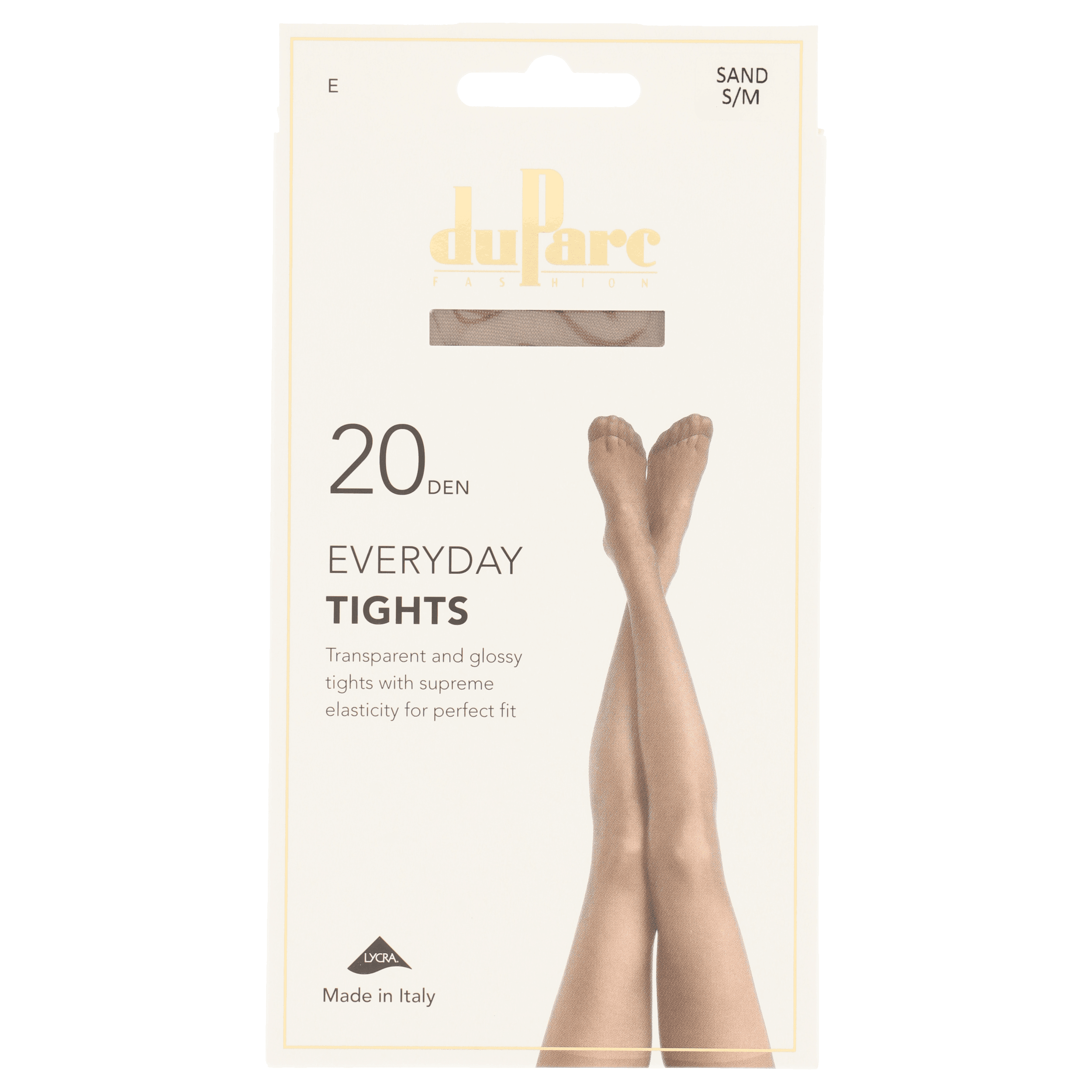 DuParc Panty Lycra 20D Glans Sand SM