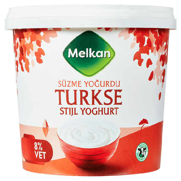 Melkan Turkse stijl yoghurt 8% vet