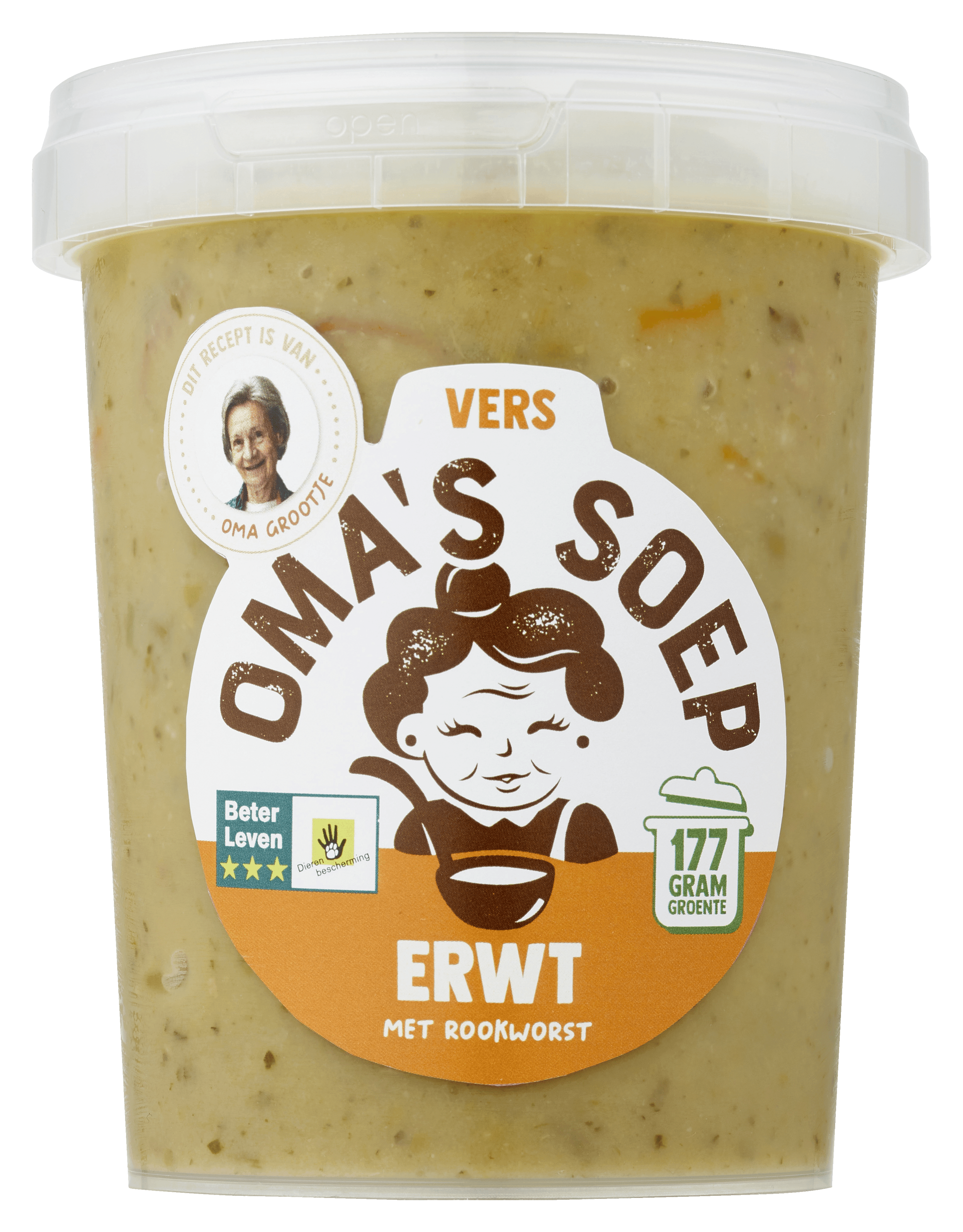 Oma's Soep Erwtensoep met rookworst