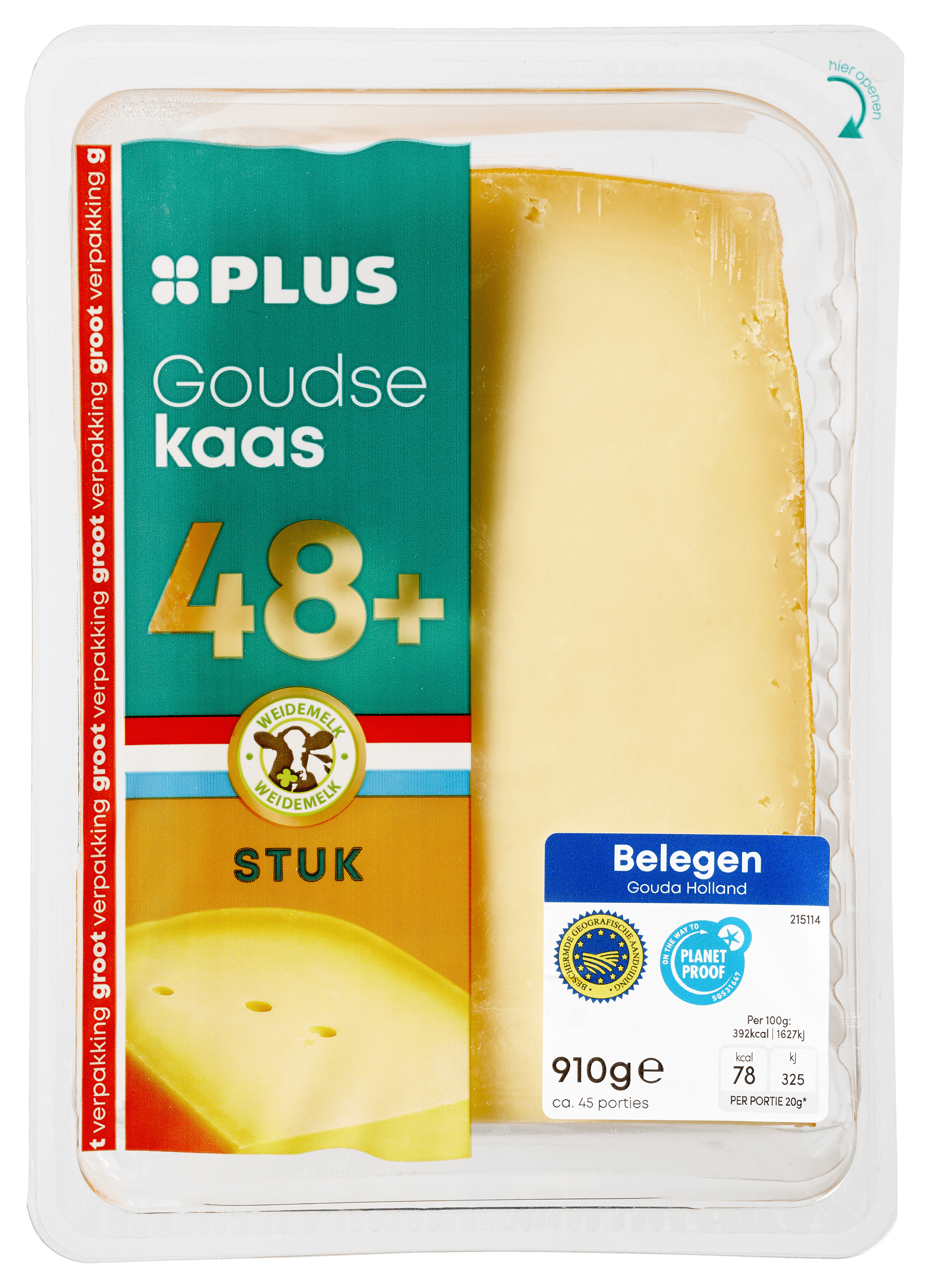 PLUS Goudse belegen 48+ stuk