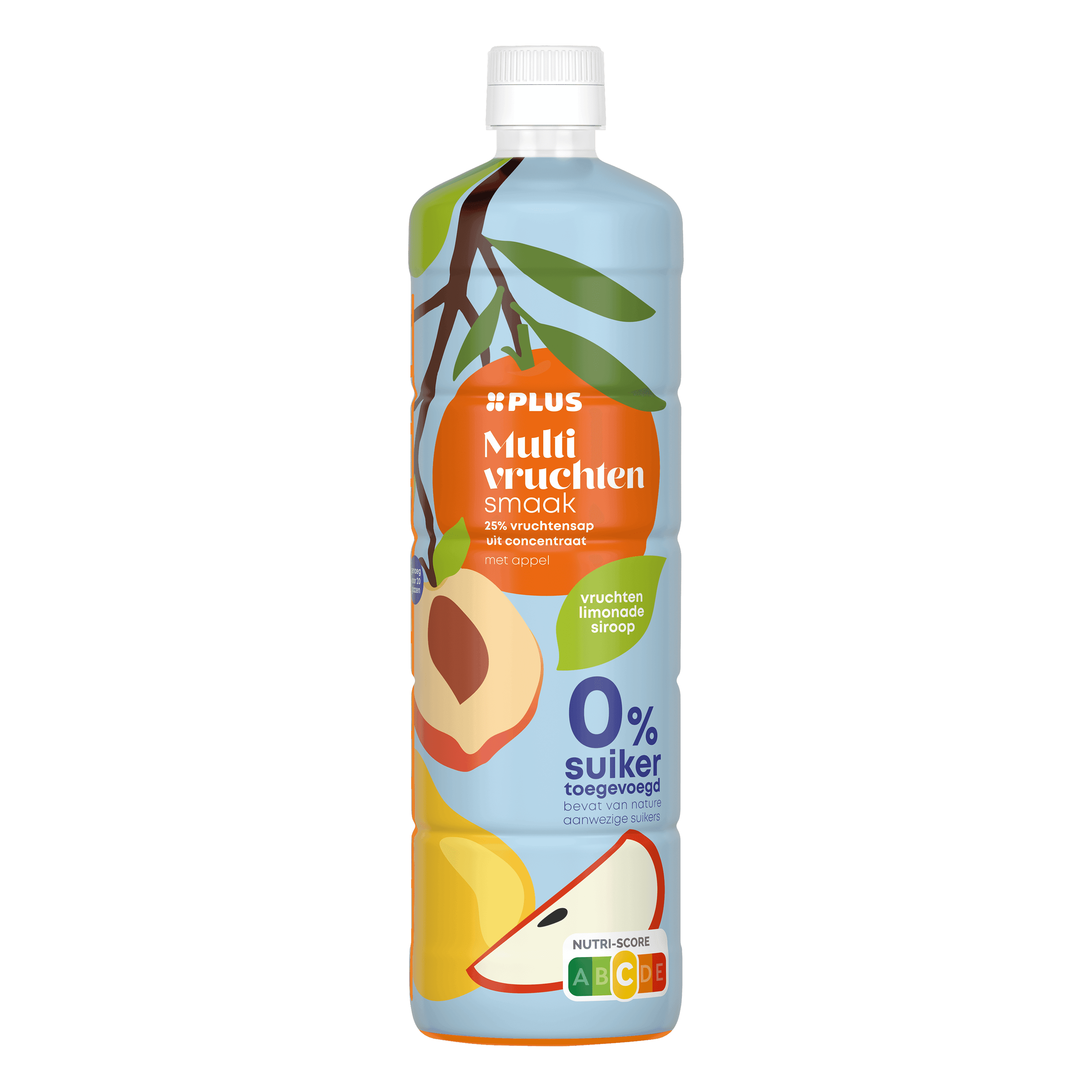 PLUS Limonadesiroop multivruchten zero