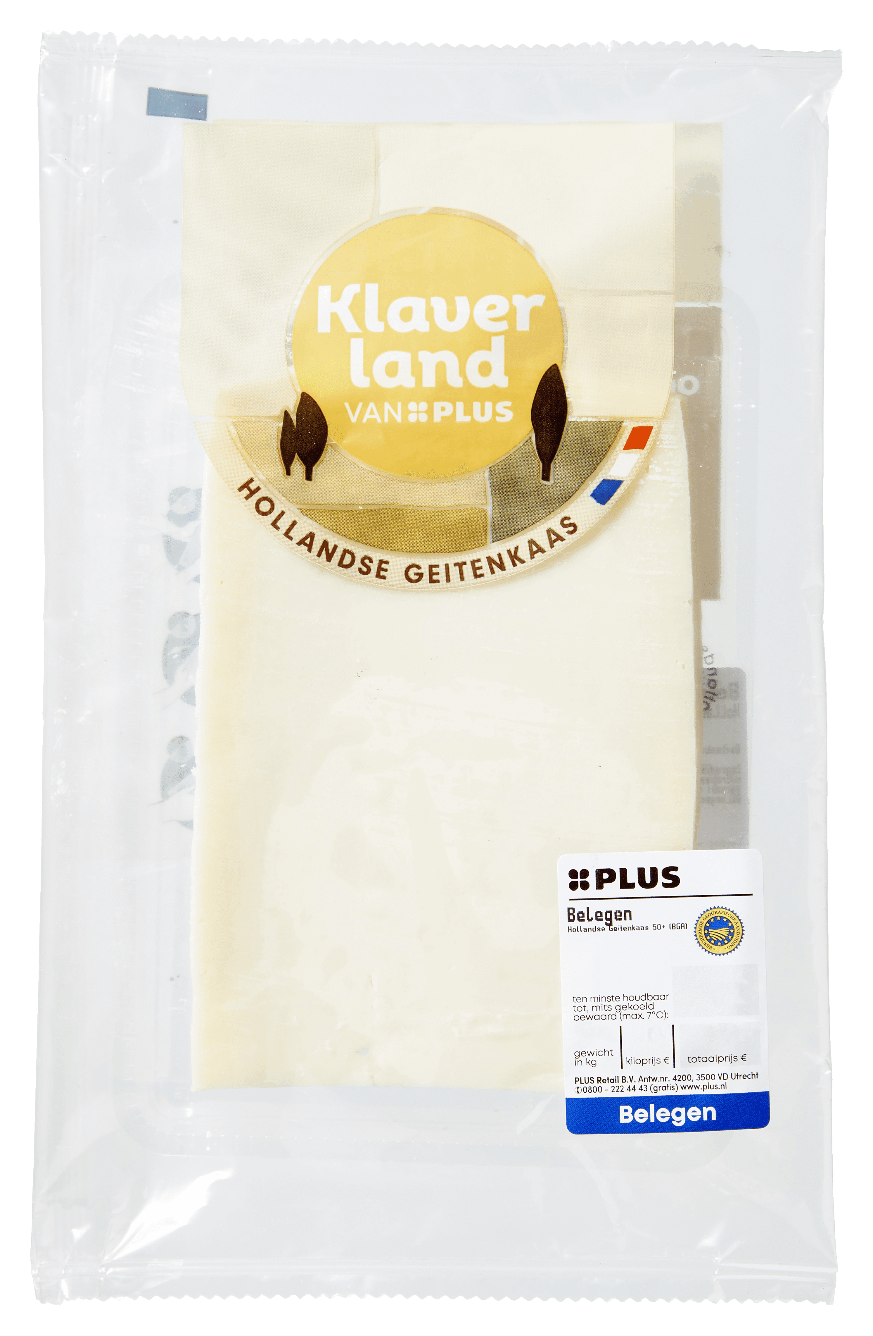 PLUS Klaverland Geitenkaas belegen 50+ plakken