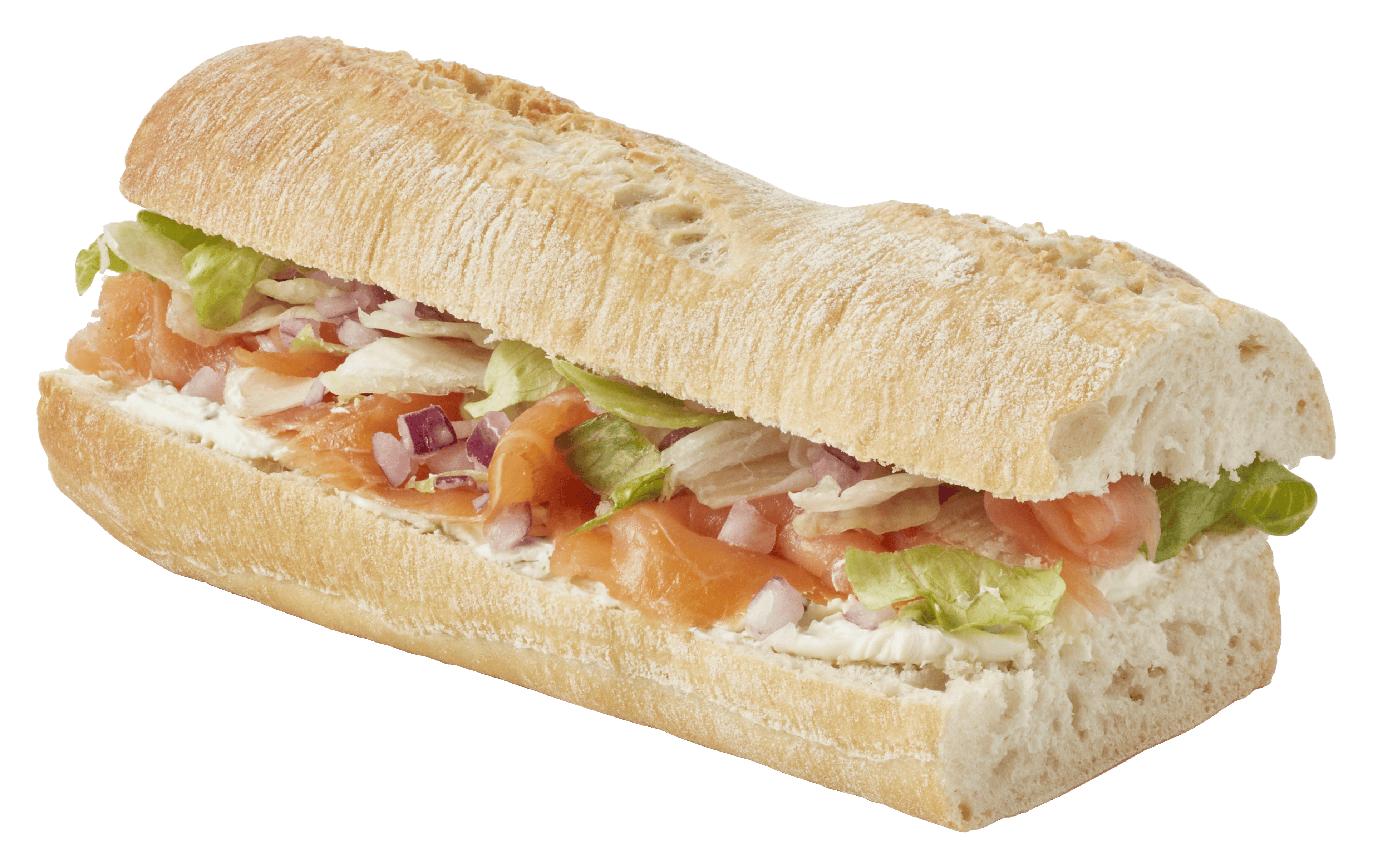 PLUS Witte baguette gerookte zalm