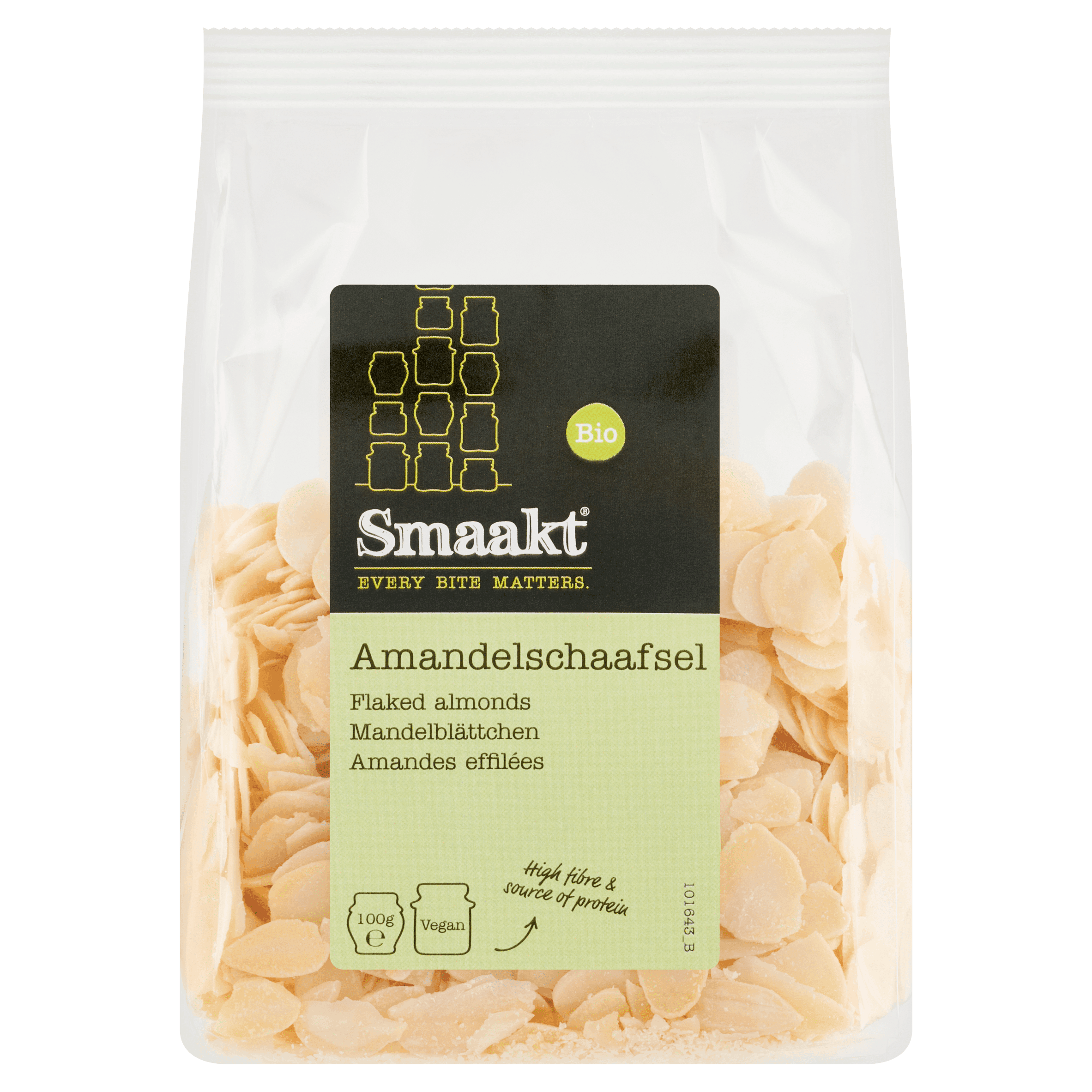 Smaakt Amandelschaafsel biologisch