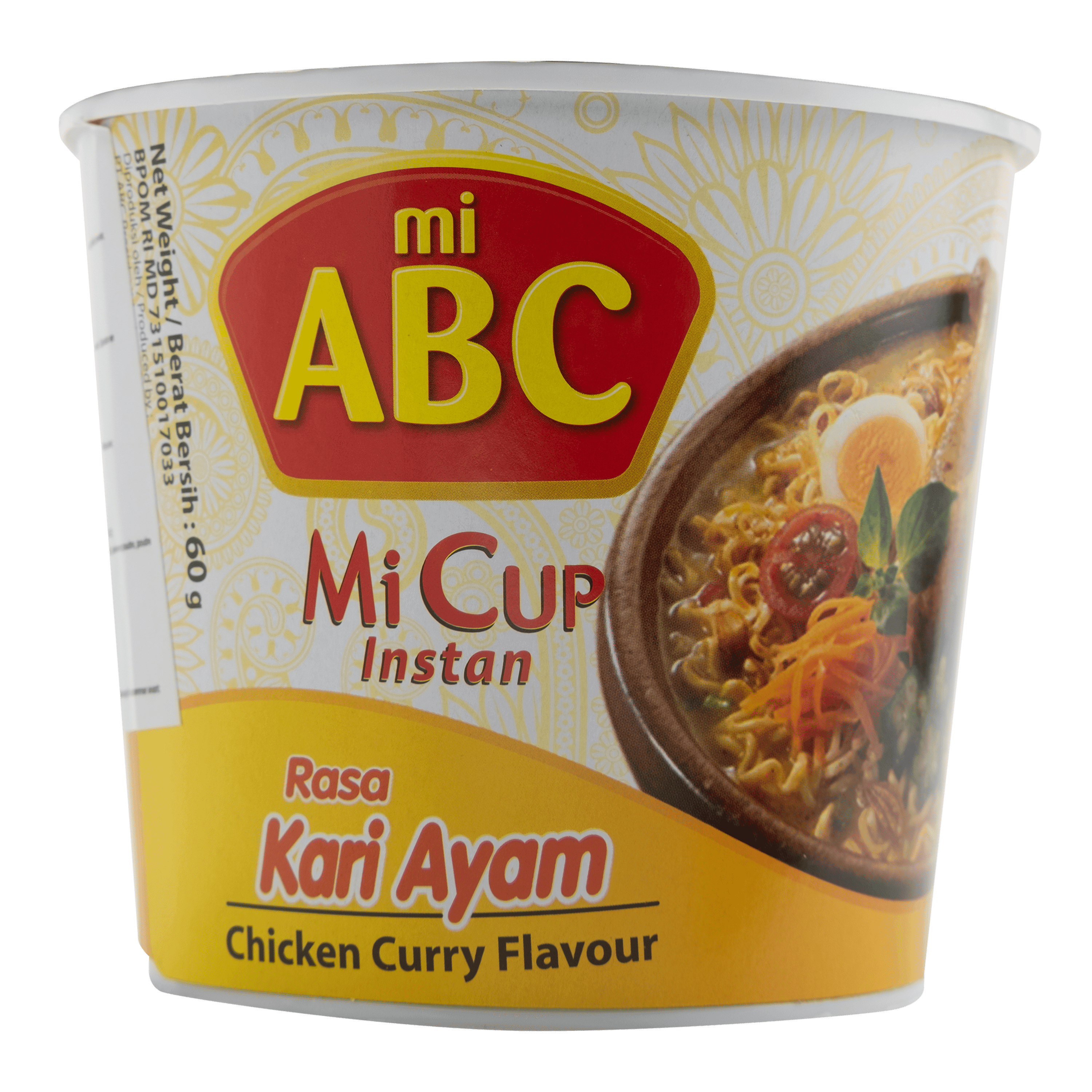 Abc Chicken curry noodles cup