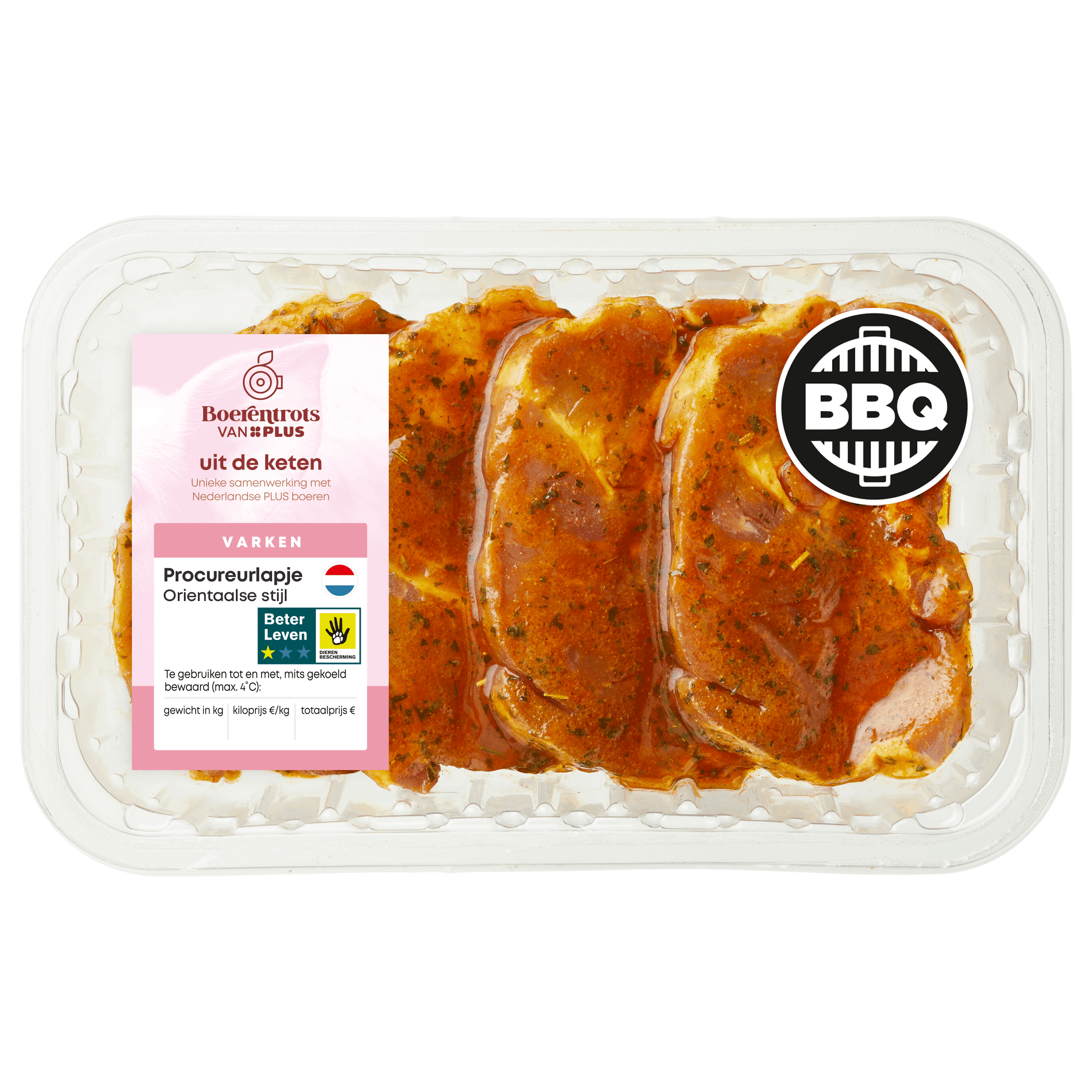 PLUS Boerentrots Procureurlapje Orientaalse stijl