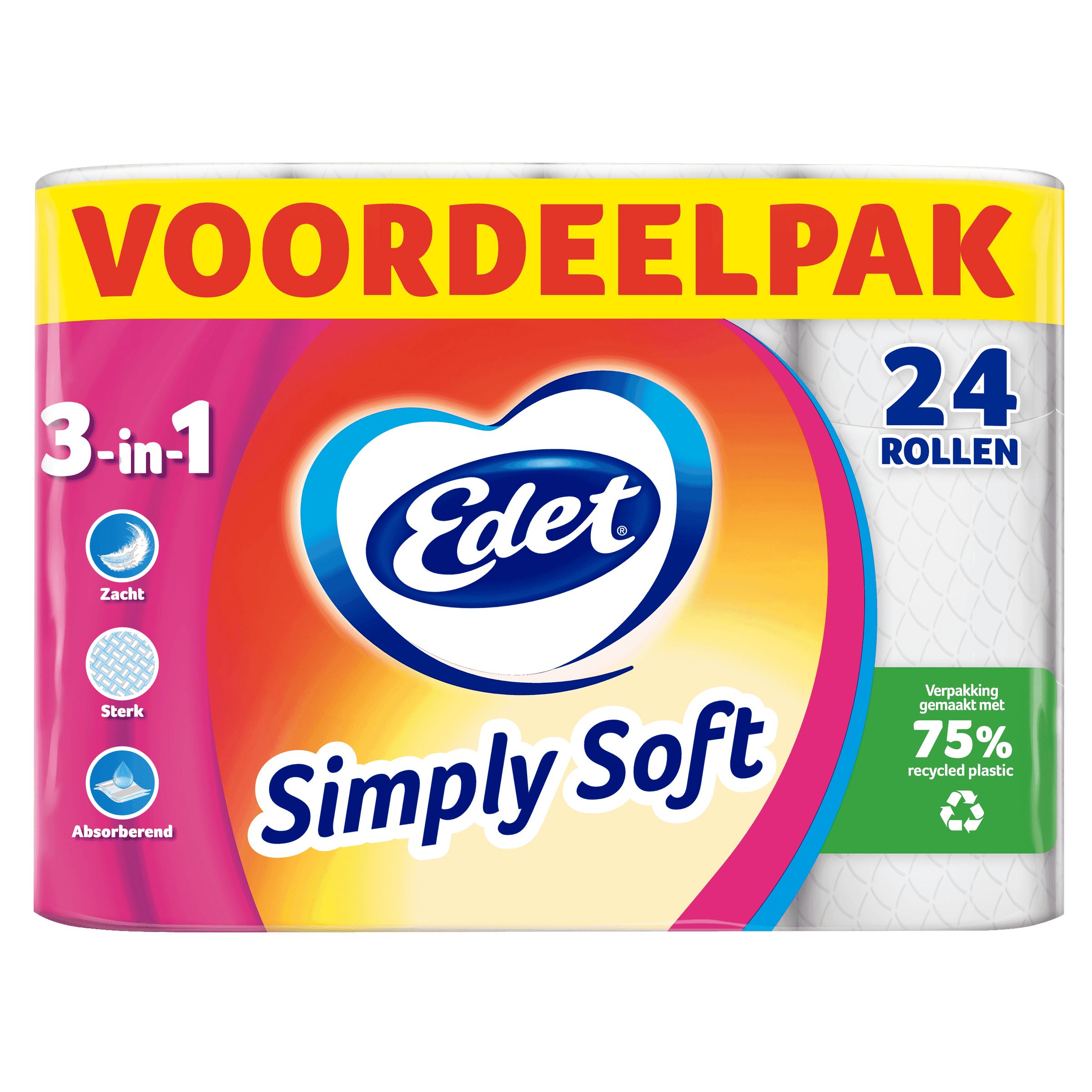 Edet Simply Soft 24 Rol 3-in-1