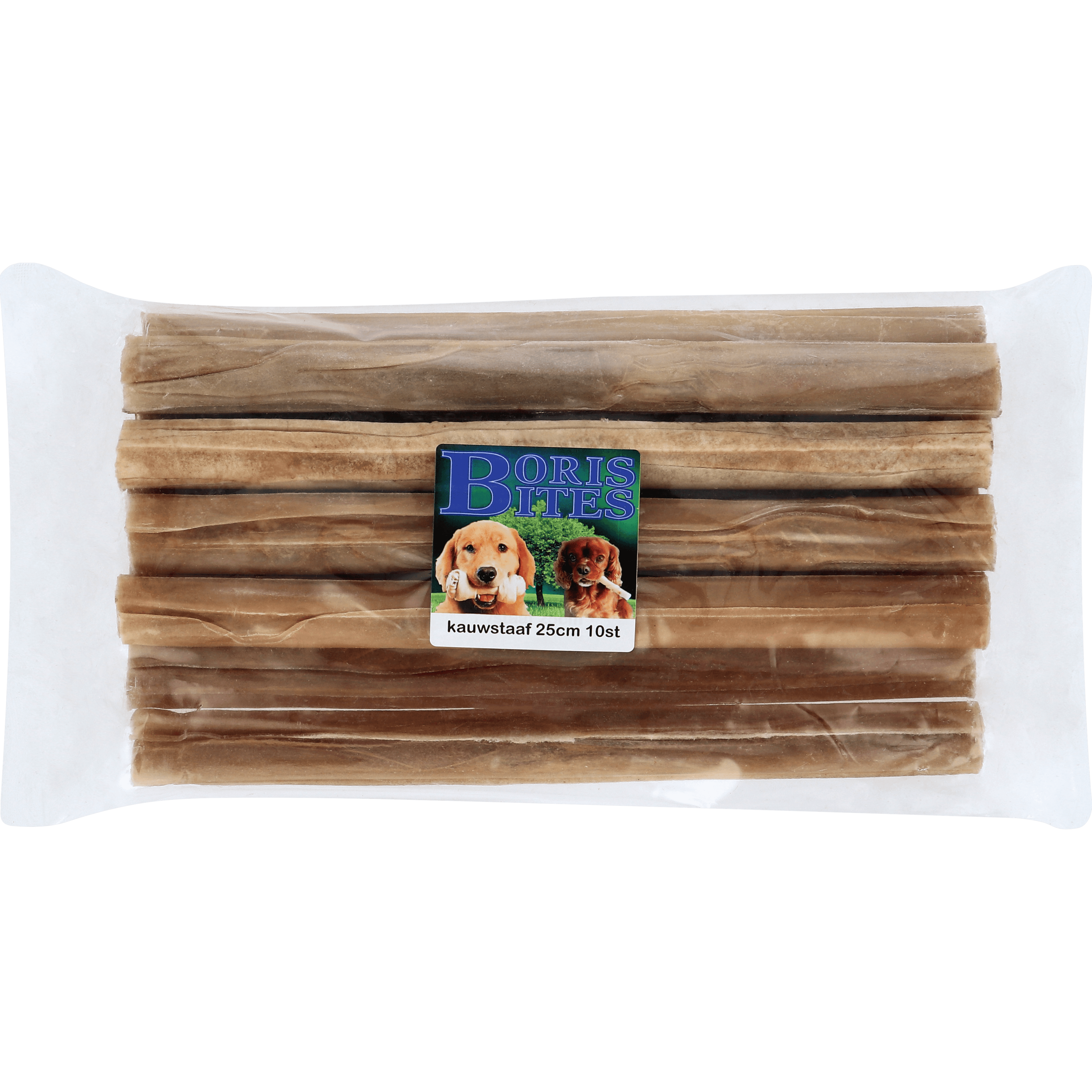 Neutraal kauwstaaf 25cm 10st