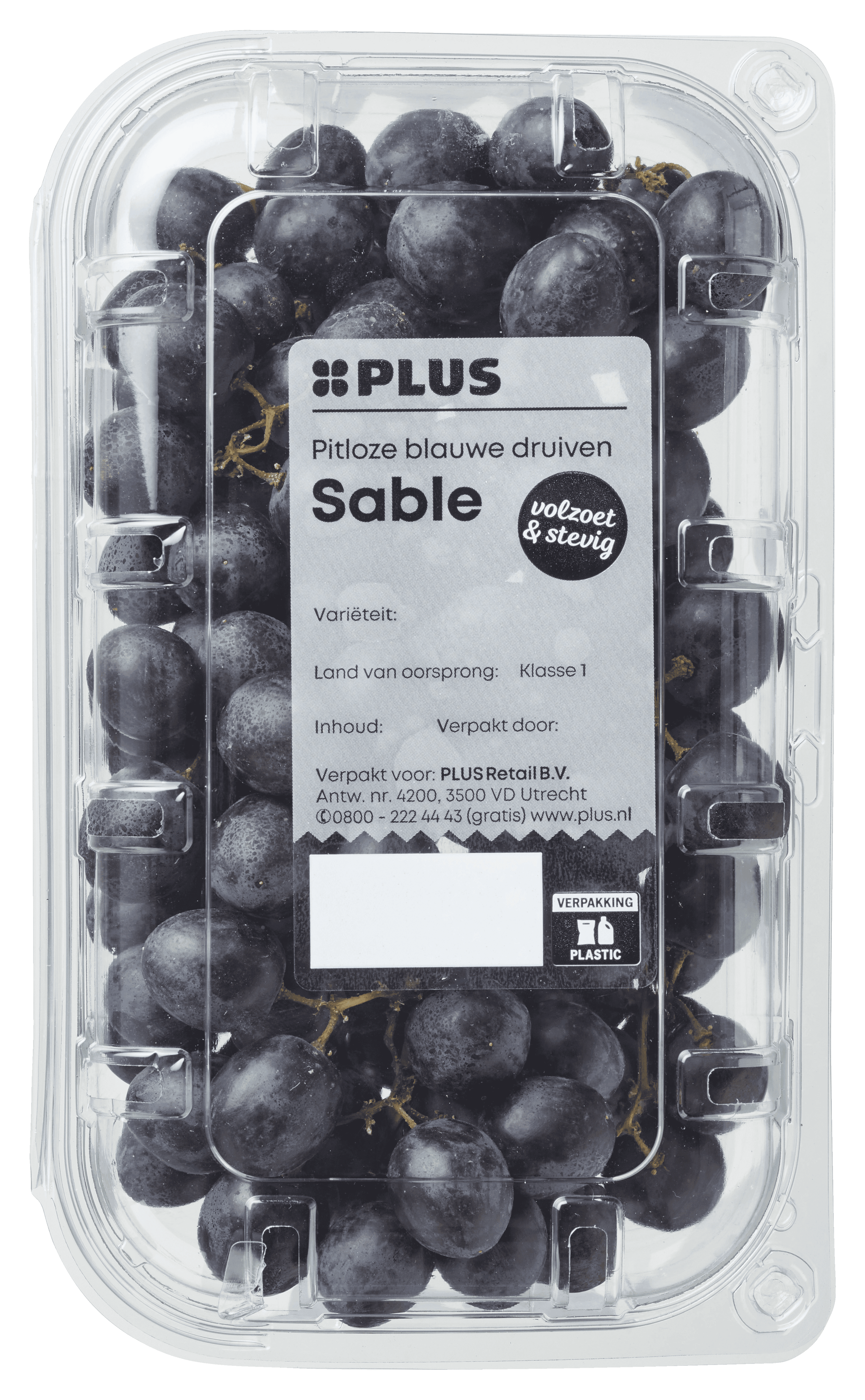 PLUS Sable druiven