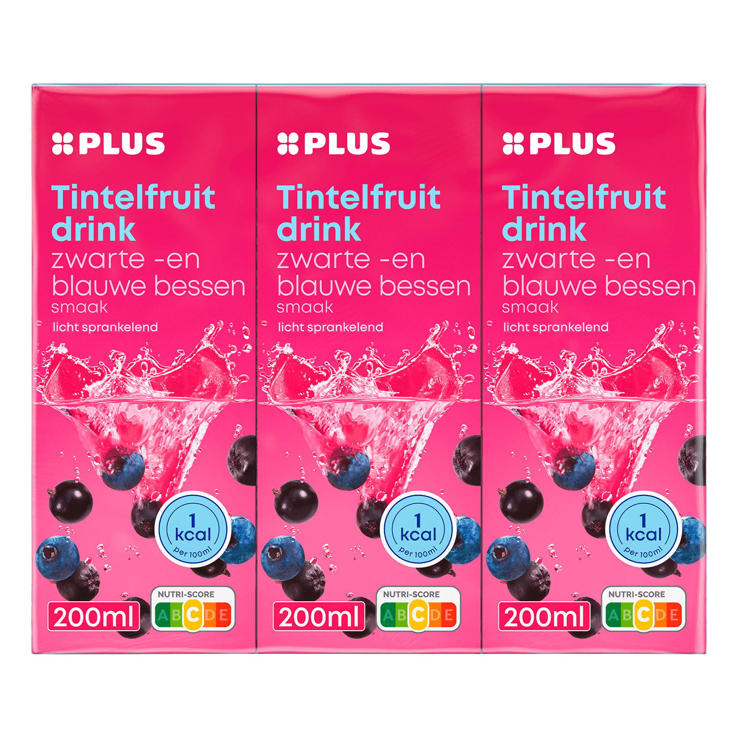 PLUS Tintelfruit 1kcal zwarte en blauwe bes
