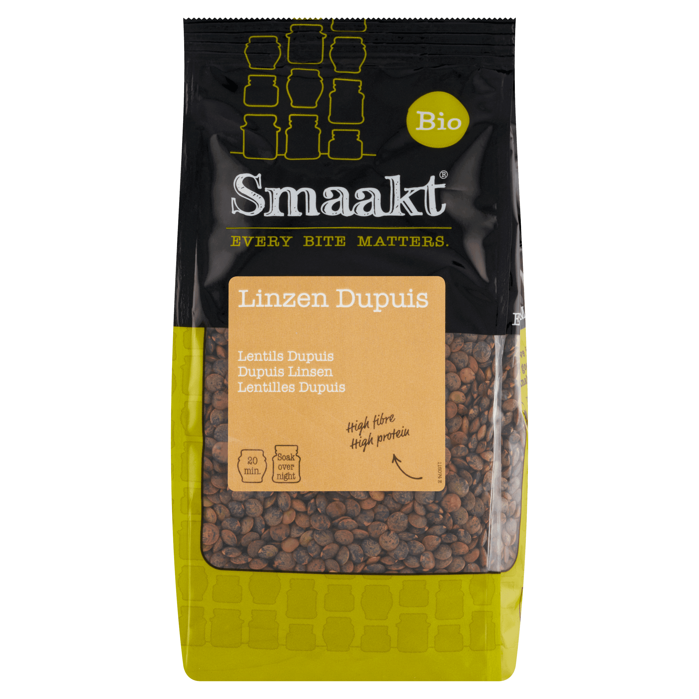 Smaakt Linzen du Puy biologisch