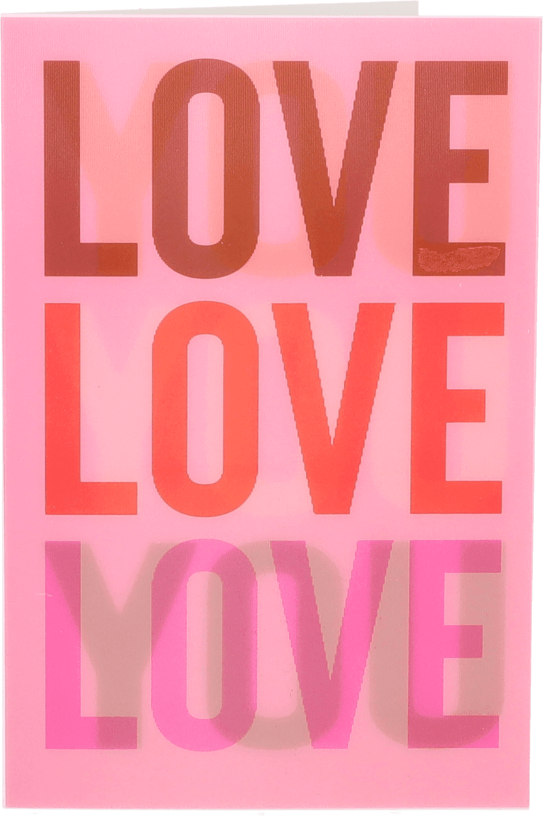 Avec Lenticulaire wenskaart love