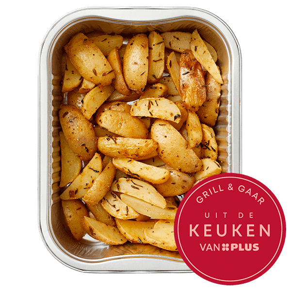 Uit de keuken van PLUS Cajun aardappelwedges met tijm