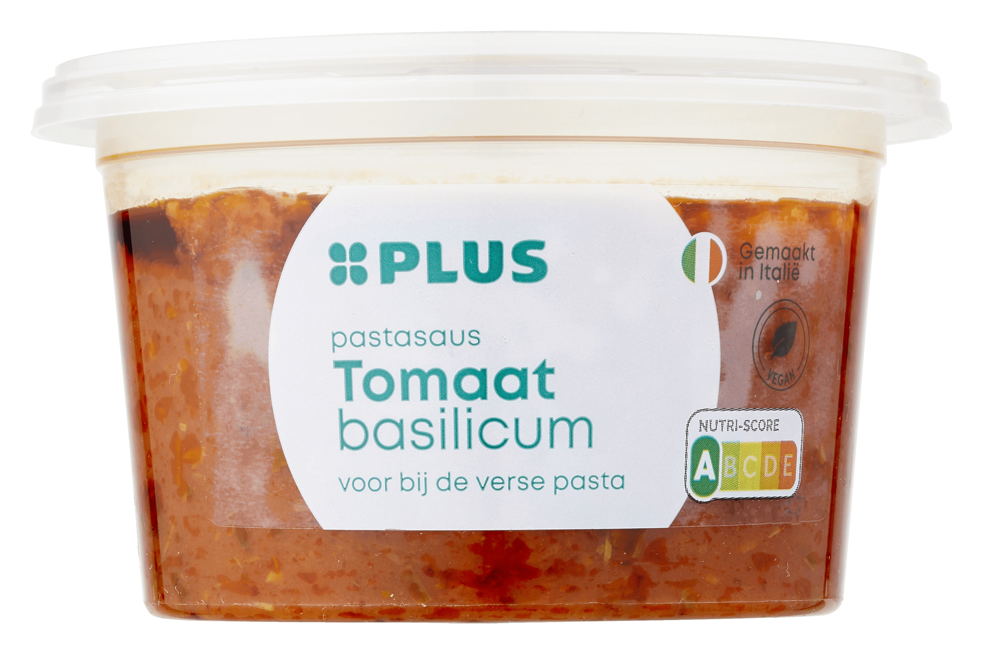 PLUS Pastasaus tomaat basilicum
