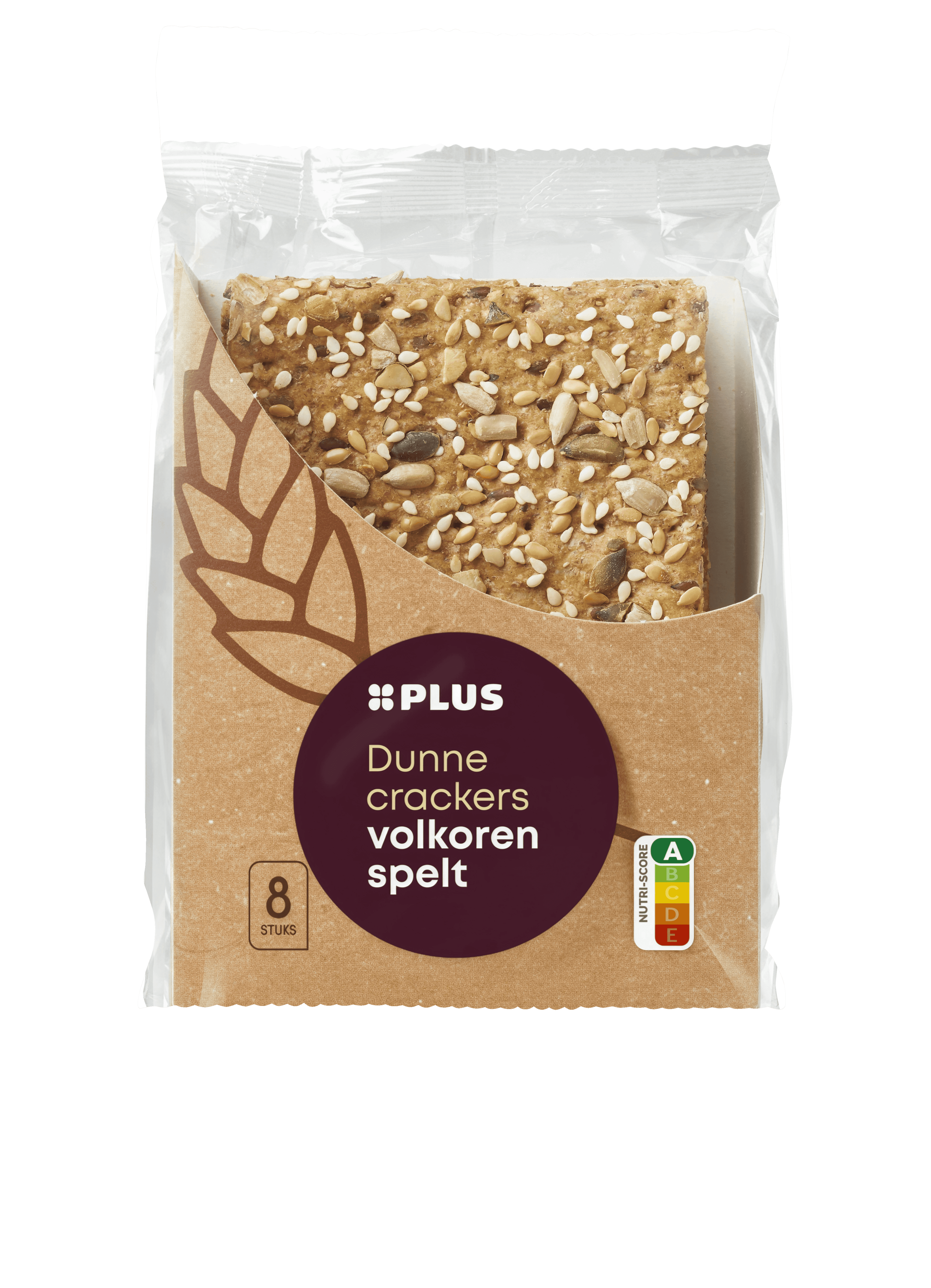 PLUS Dunne crackers volkoren spelt