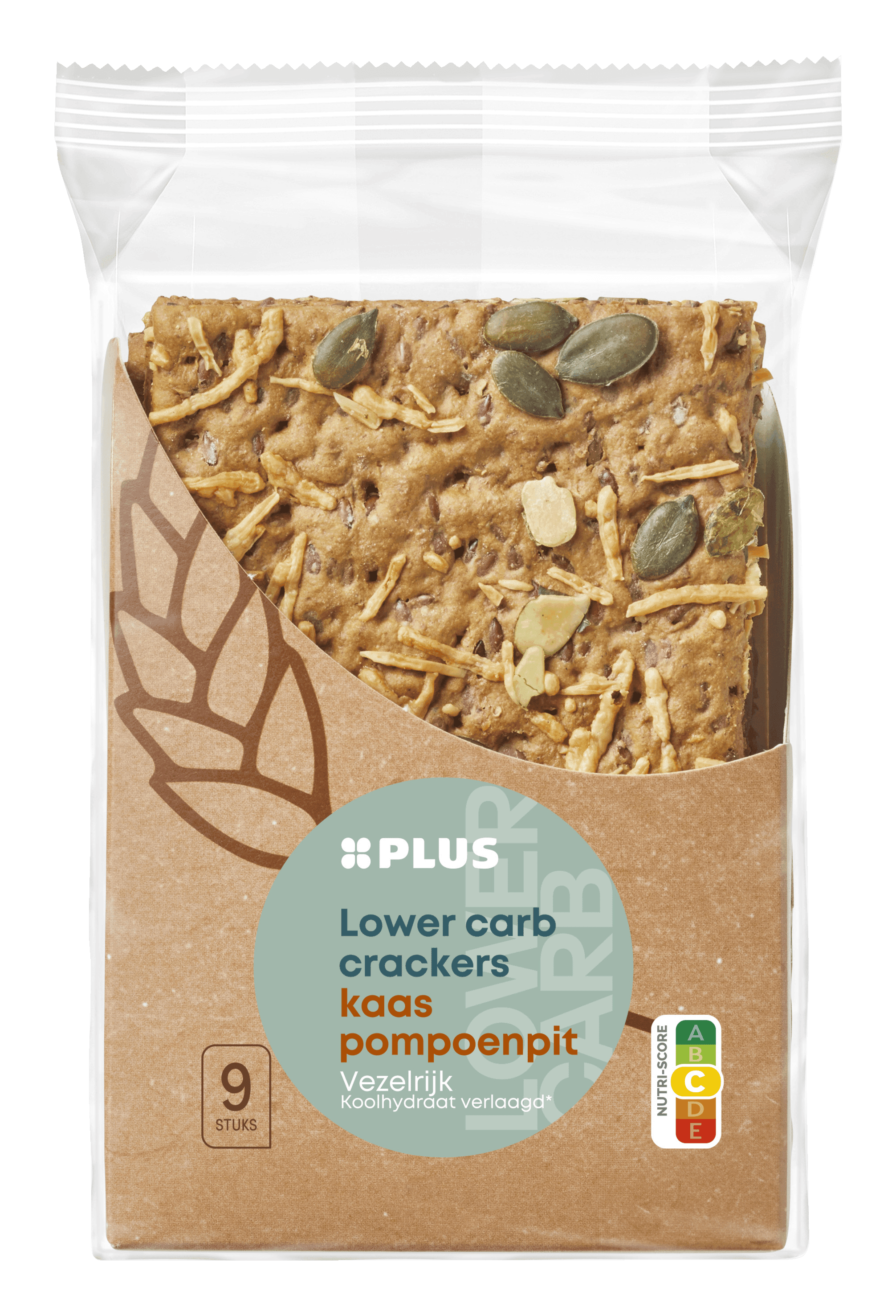 PLUS Lower carb cracker pompoen 7st