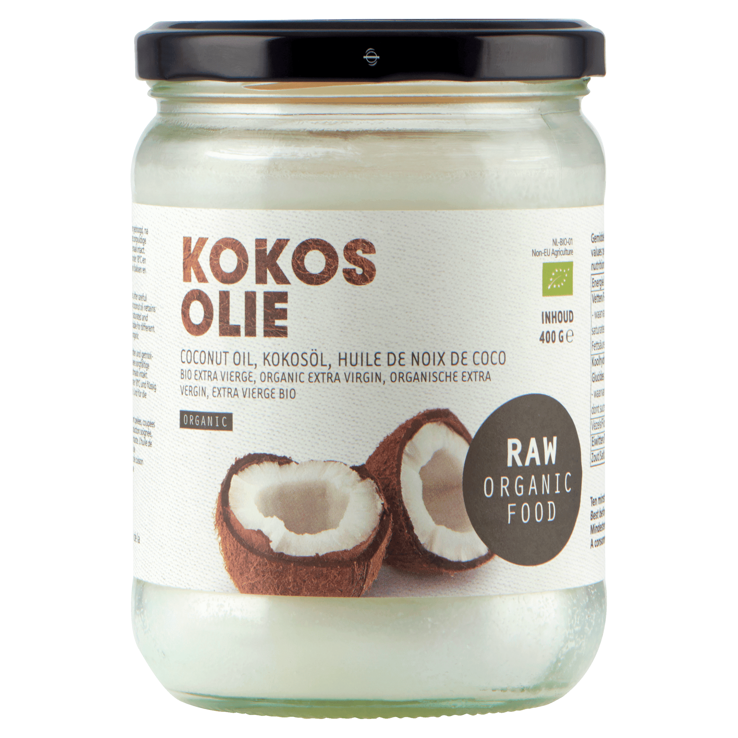 Raw Organic Food Kokosolie biologisch