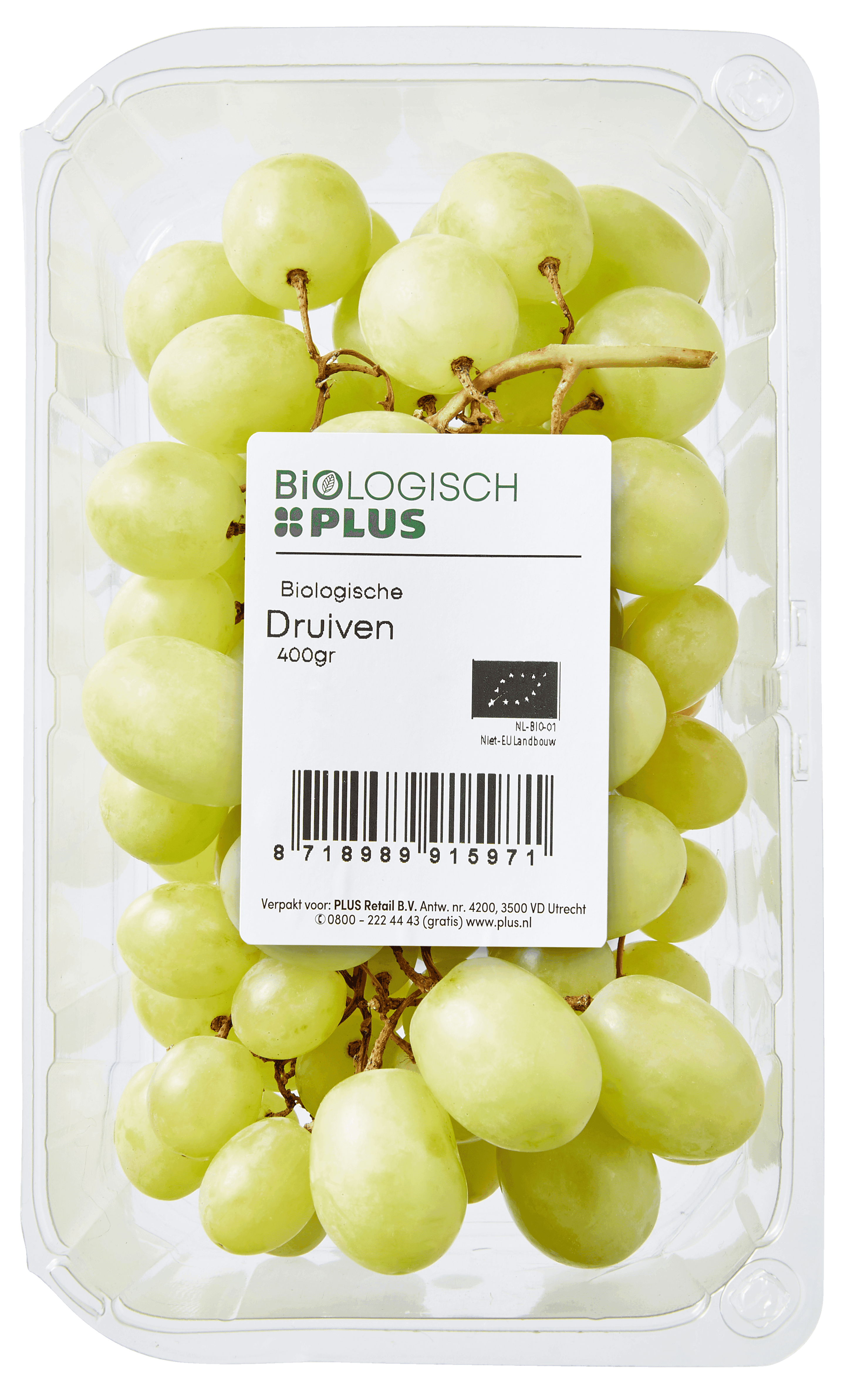 Biologisch PLUS Druiven wit biologisch