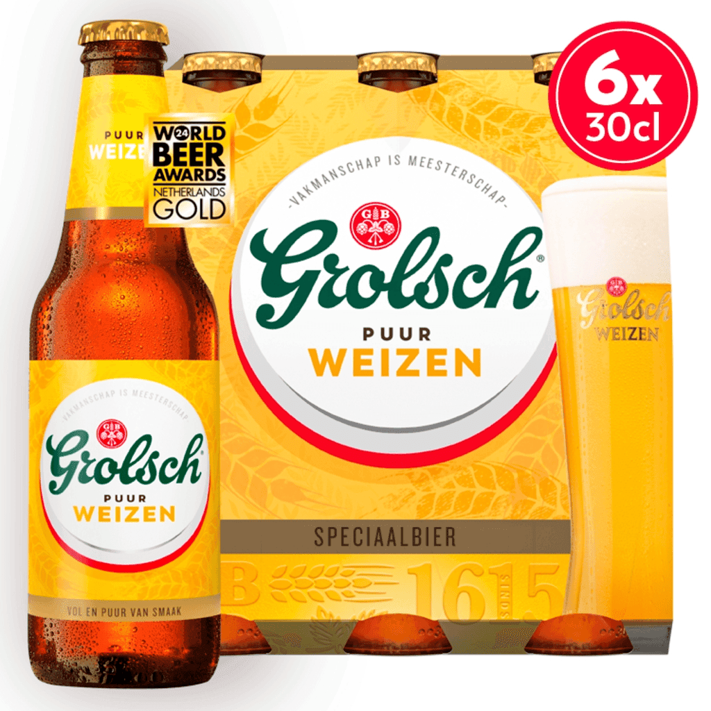 Grolsch Weizen speciaalbier fles