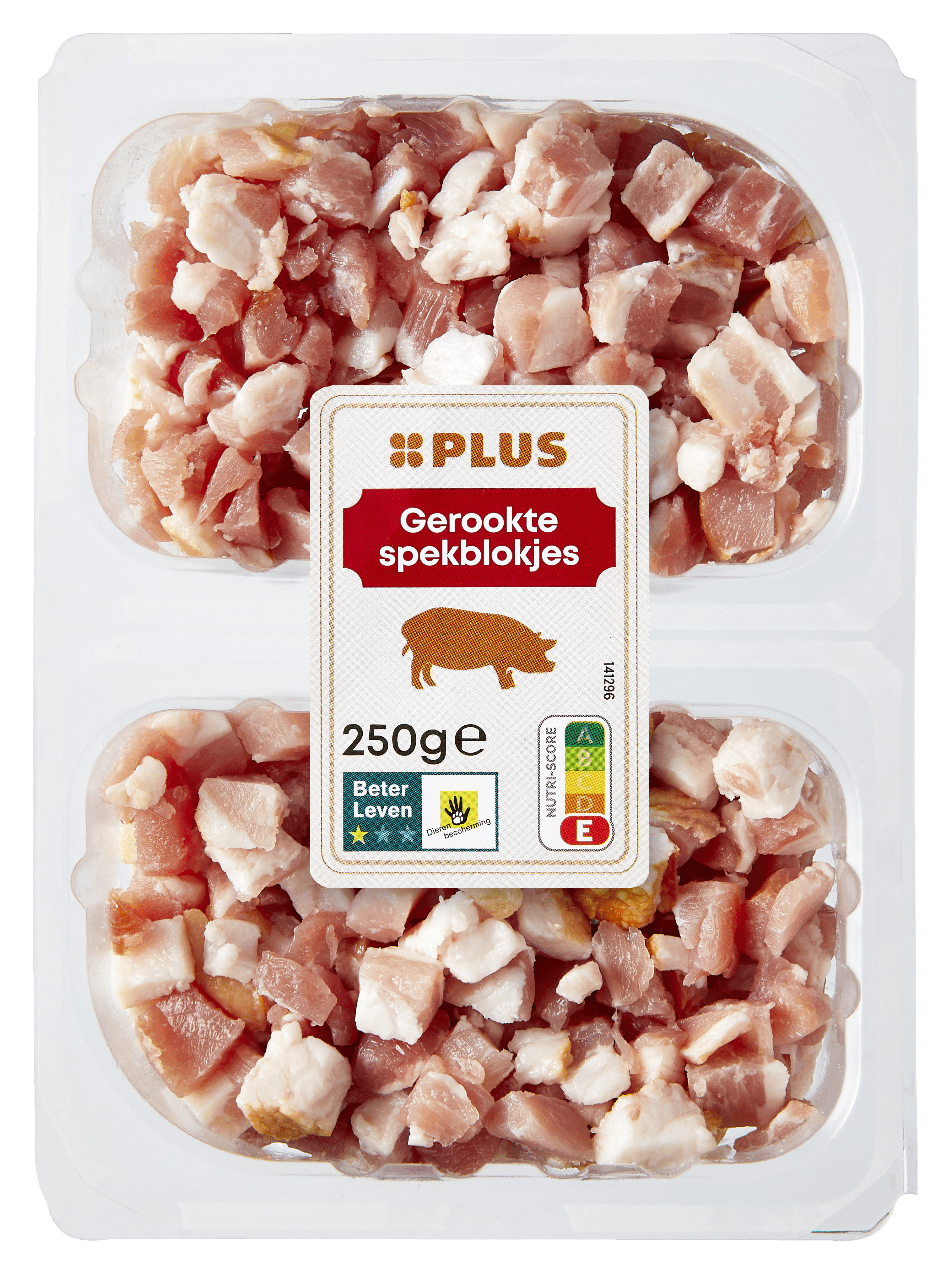 PLUS Dobbelsteentjes gerookt spek