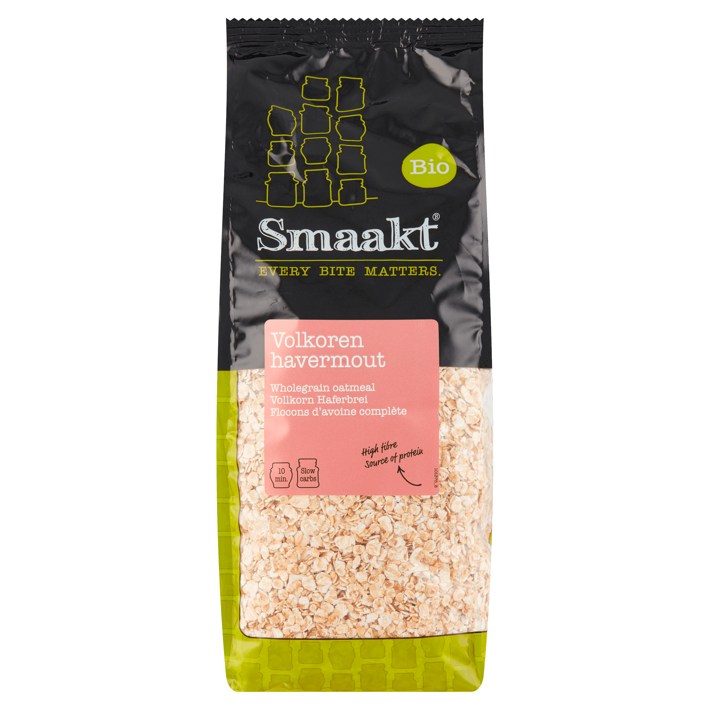 Smaakt Volkoren havermout biologisch