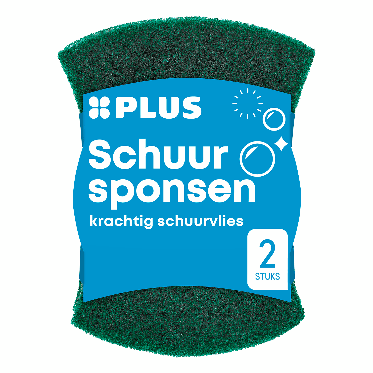 PLUS Schuursponsen krachtig schuurvlies
