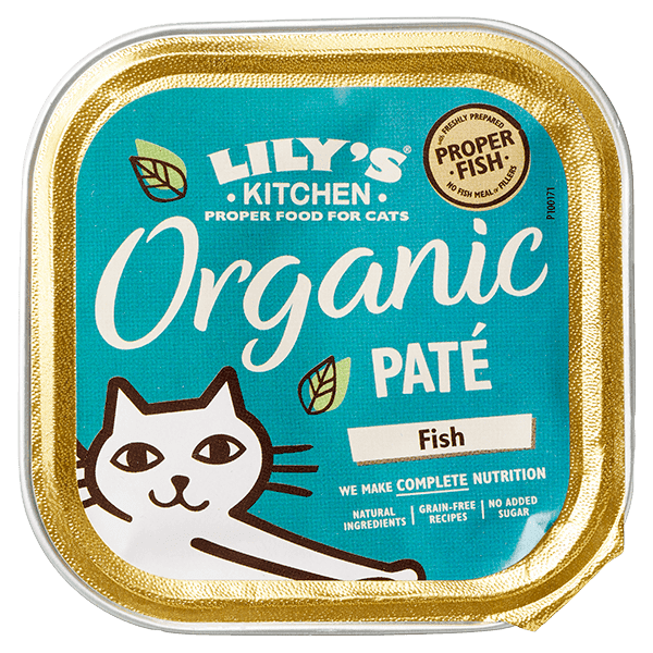 Lily's Kitchen Cat Organic Paté Fish kuip