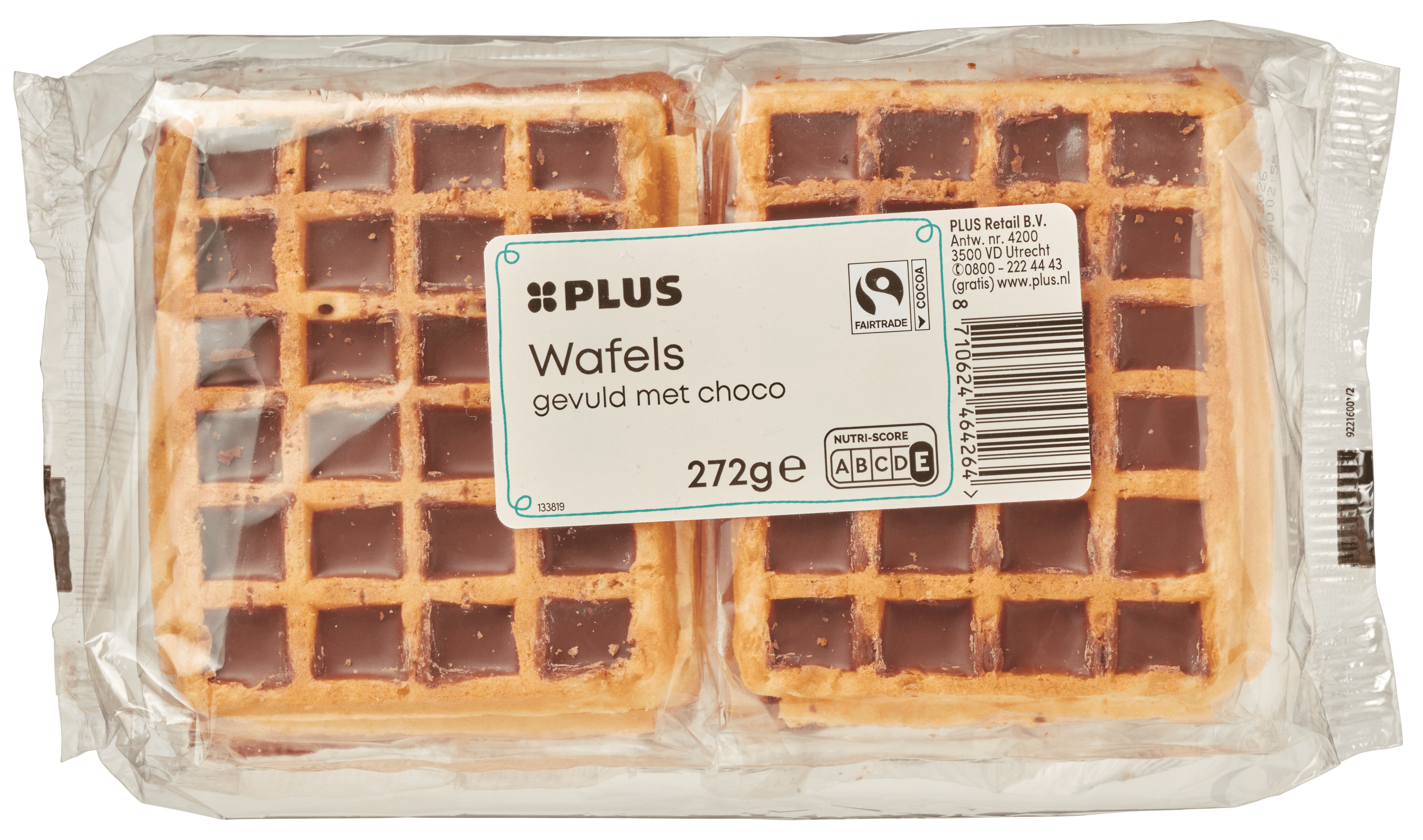 PLUS Wafels Choco Fairtrade