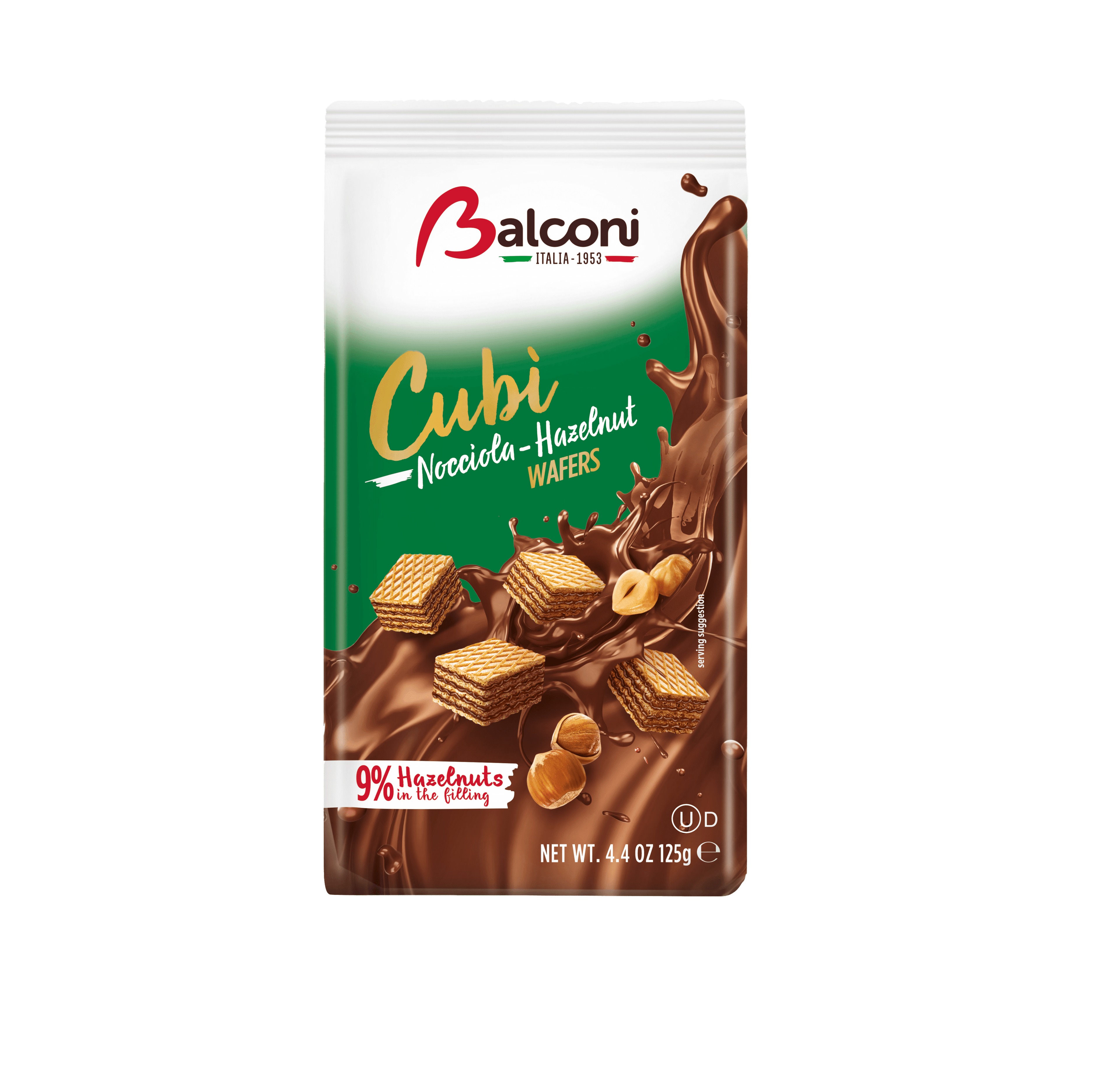 Balconi Wafer mini's hazelnoot