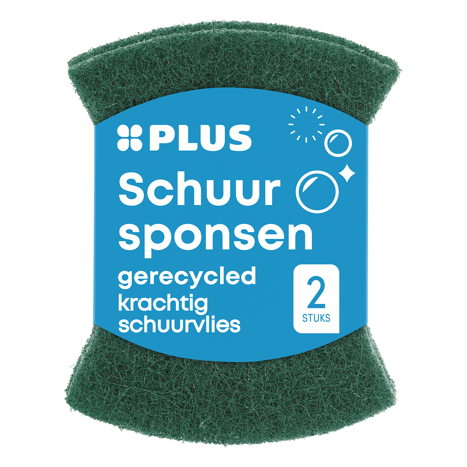 PLUS Gerecyclede schuursponsen krassend
