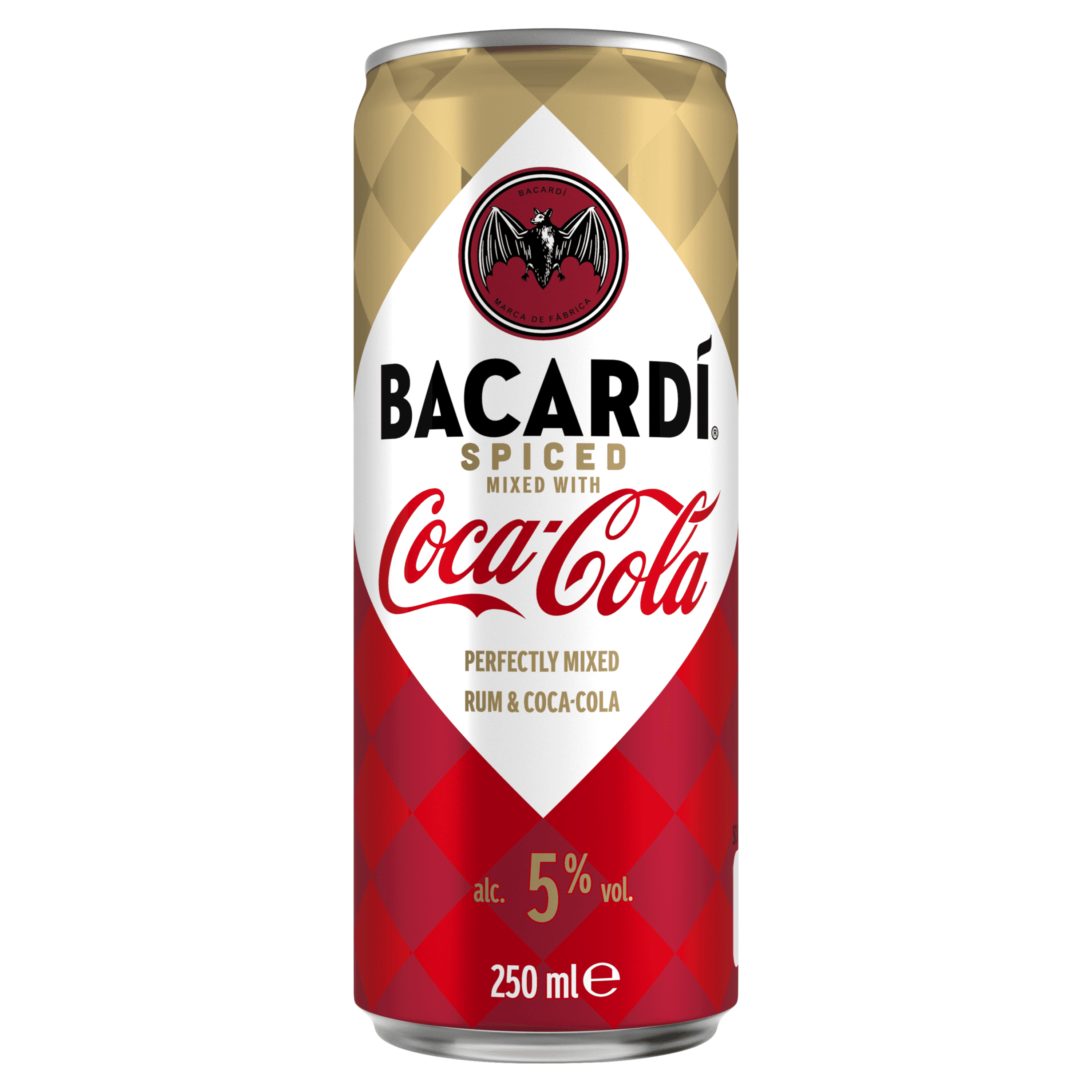 Bacardi Spiced Coca Cola Can