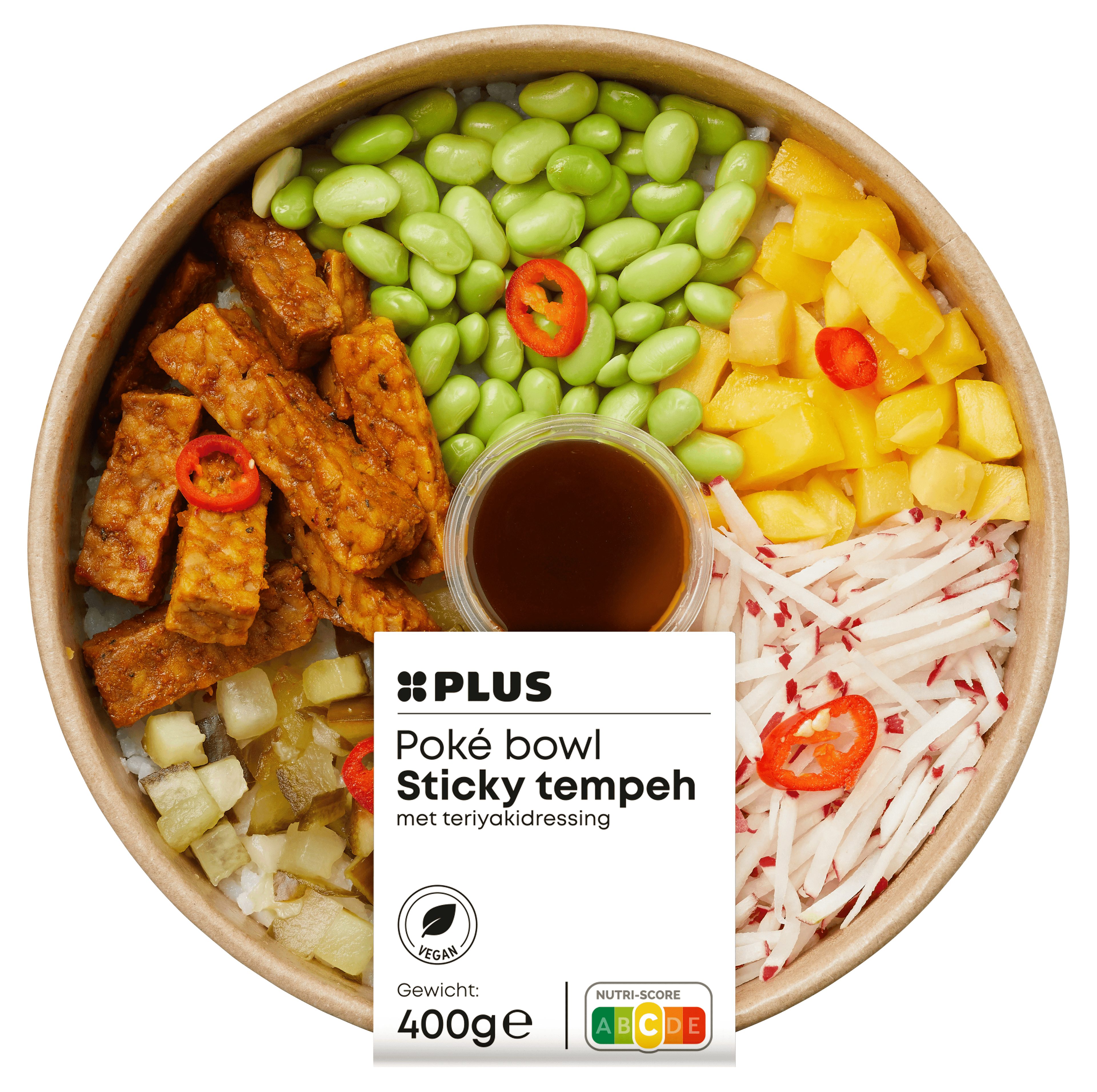 PLUS Pokebowl Sticky Tempeh